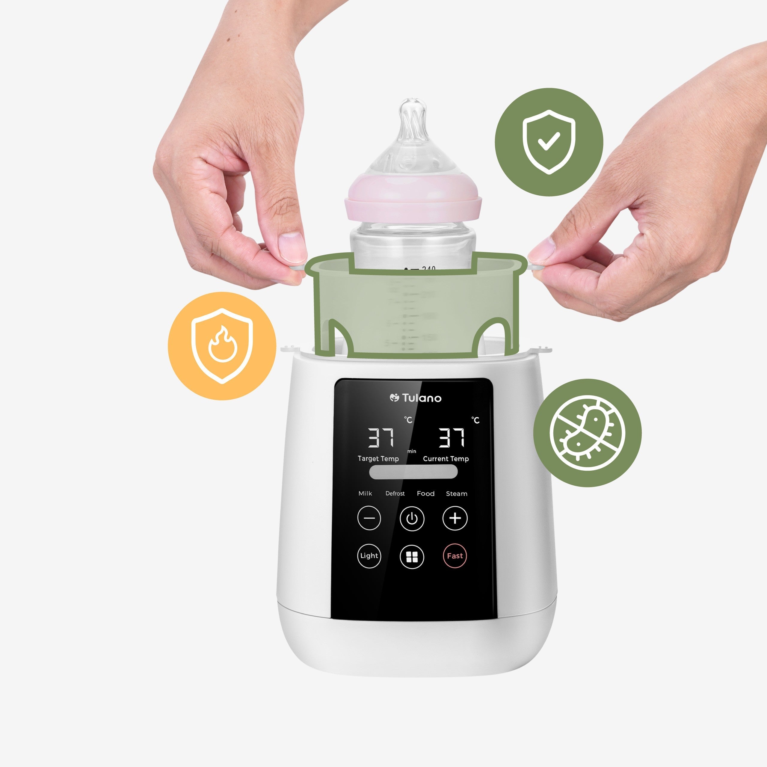 OUTLET Calentador y esterilizador de biberones Tulano Ellie 35