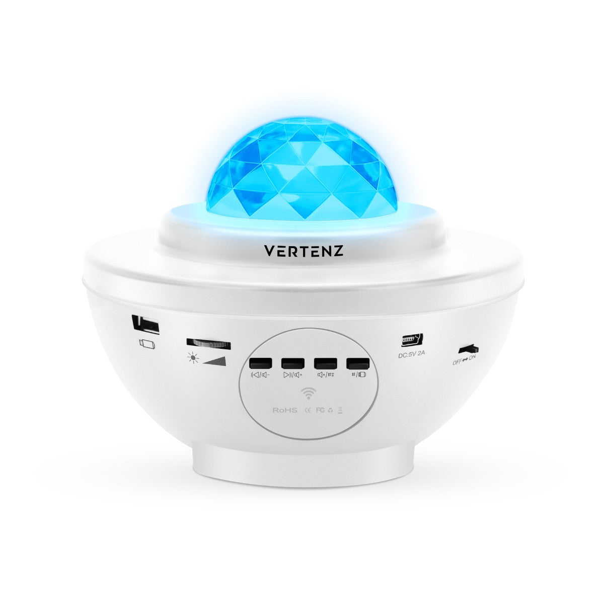 Proyector de estrellas VERTENZ Magic 10 White