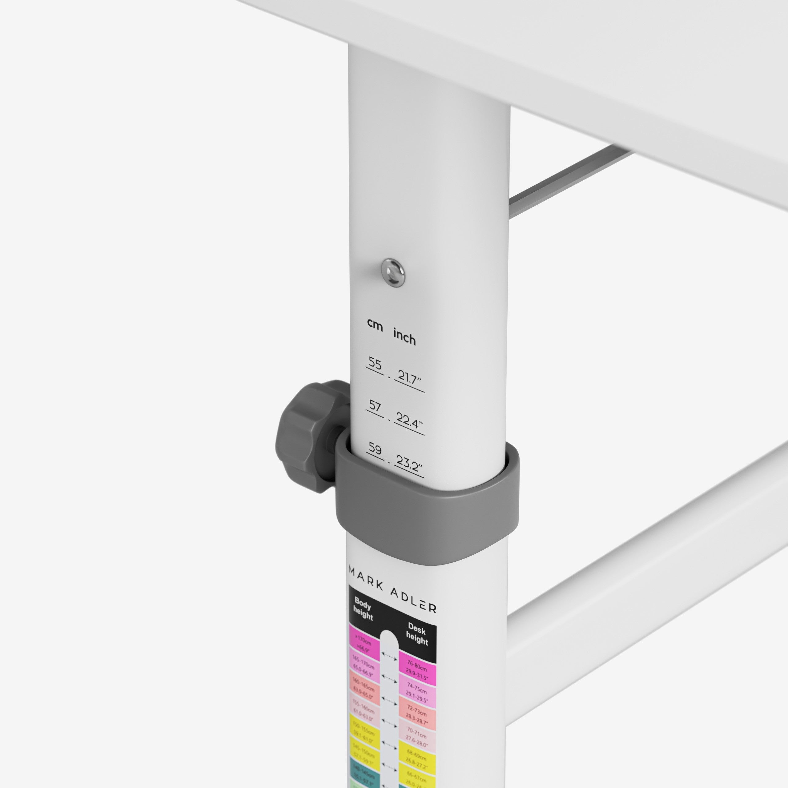 OUTLET Escritorio infantil regulable Mark Adler Study 3.7 Grey