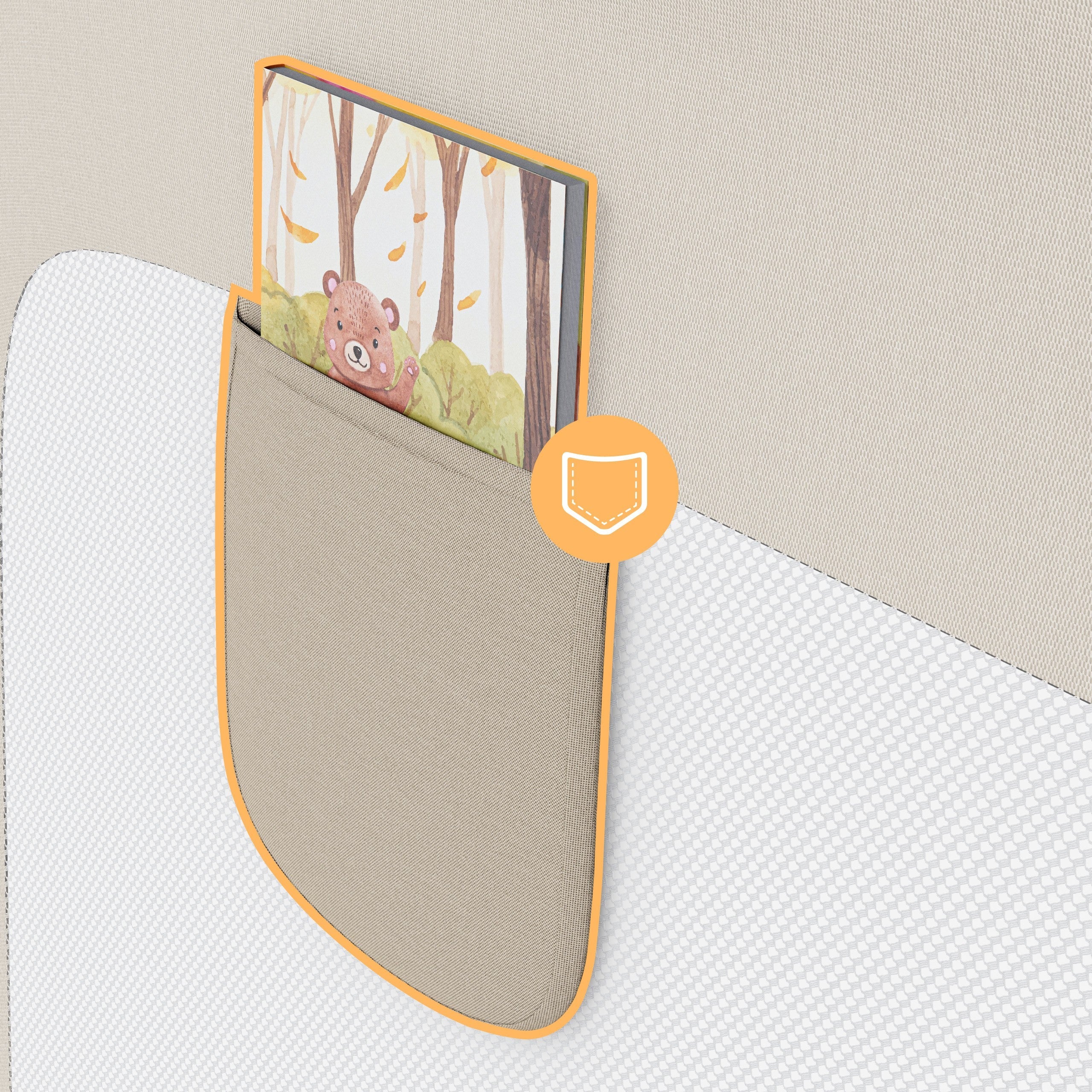 OUTLET Barandilla de seguridad para cama de 160 cm Tulano Cover 46 Beige