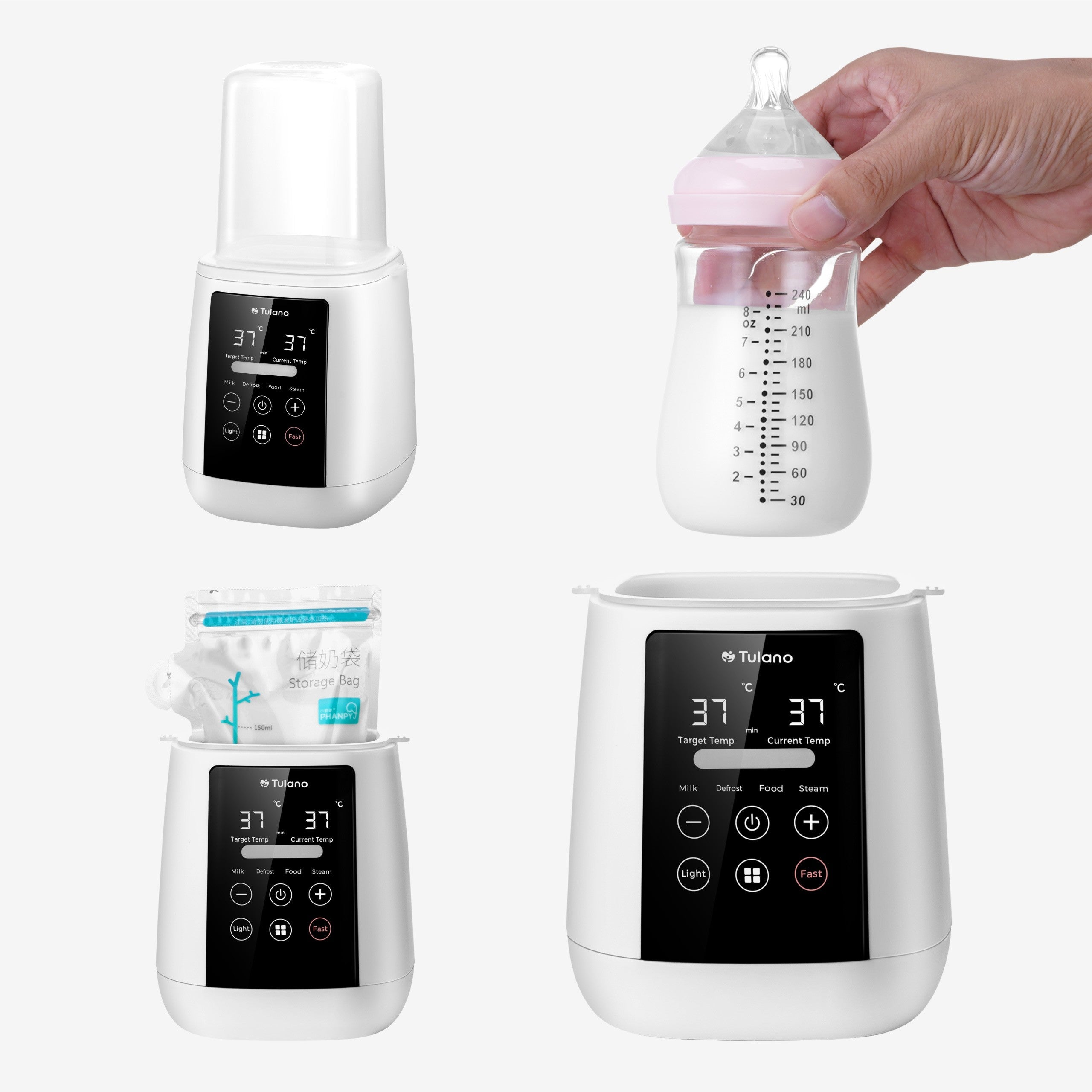 OUTLET Calentador y esterilizador de biberones Tulano Ellie 35