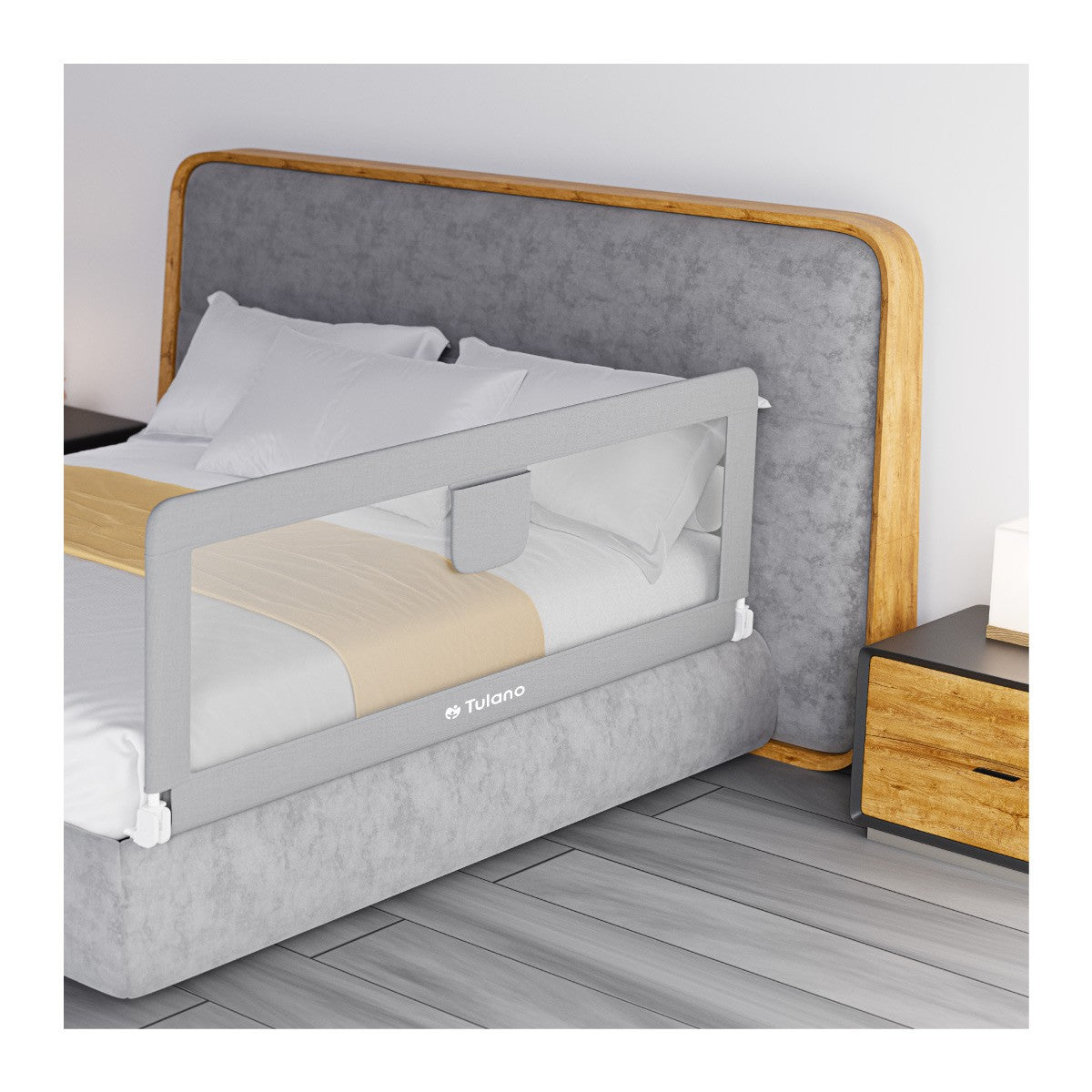 Barandilla de seguridad para cama de 200 cm Tulano Cover 20