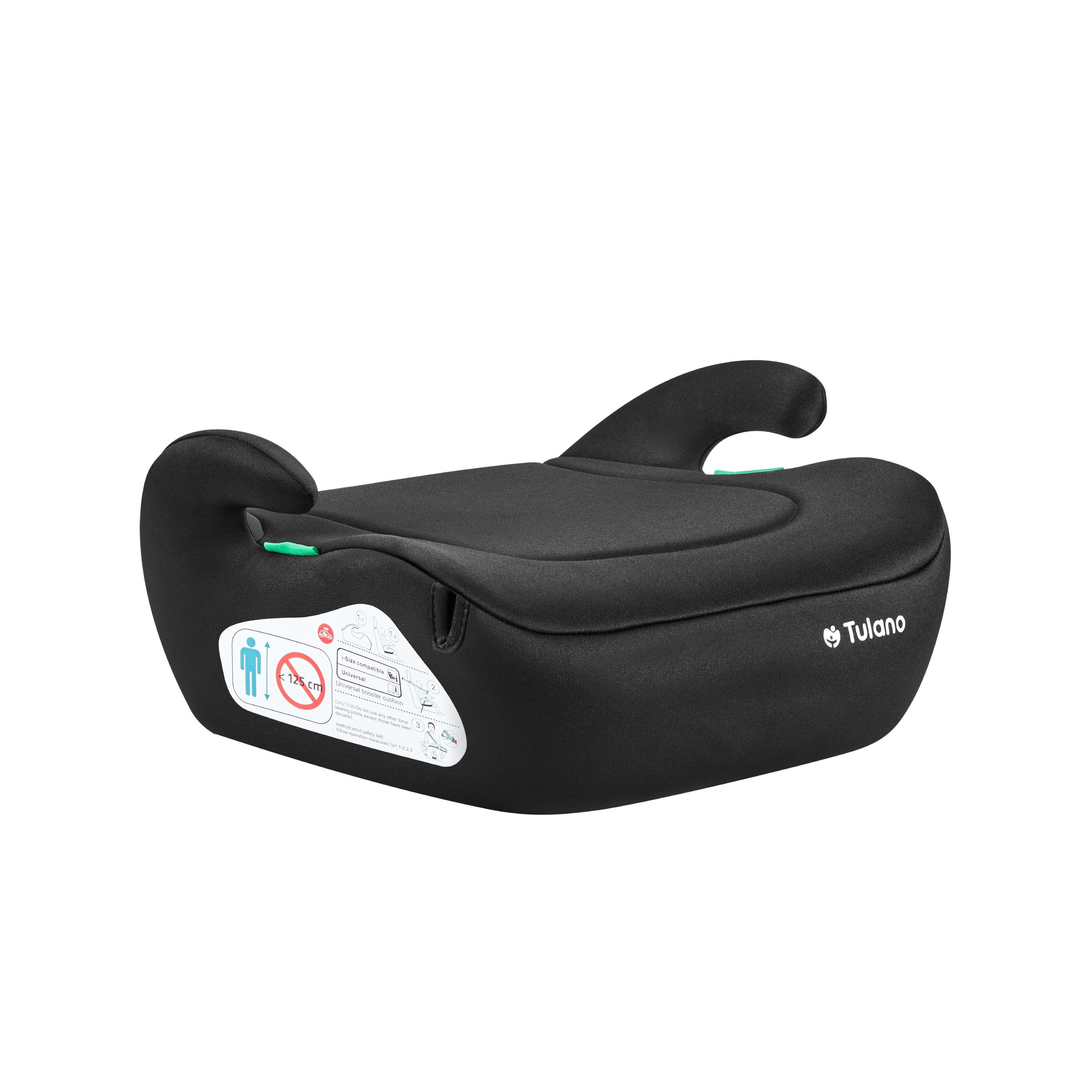 Silla de coche con base Tulano Cabby 20 Black, 125-150 cm, I-Size