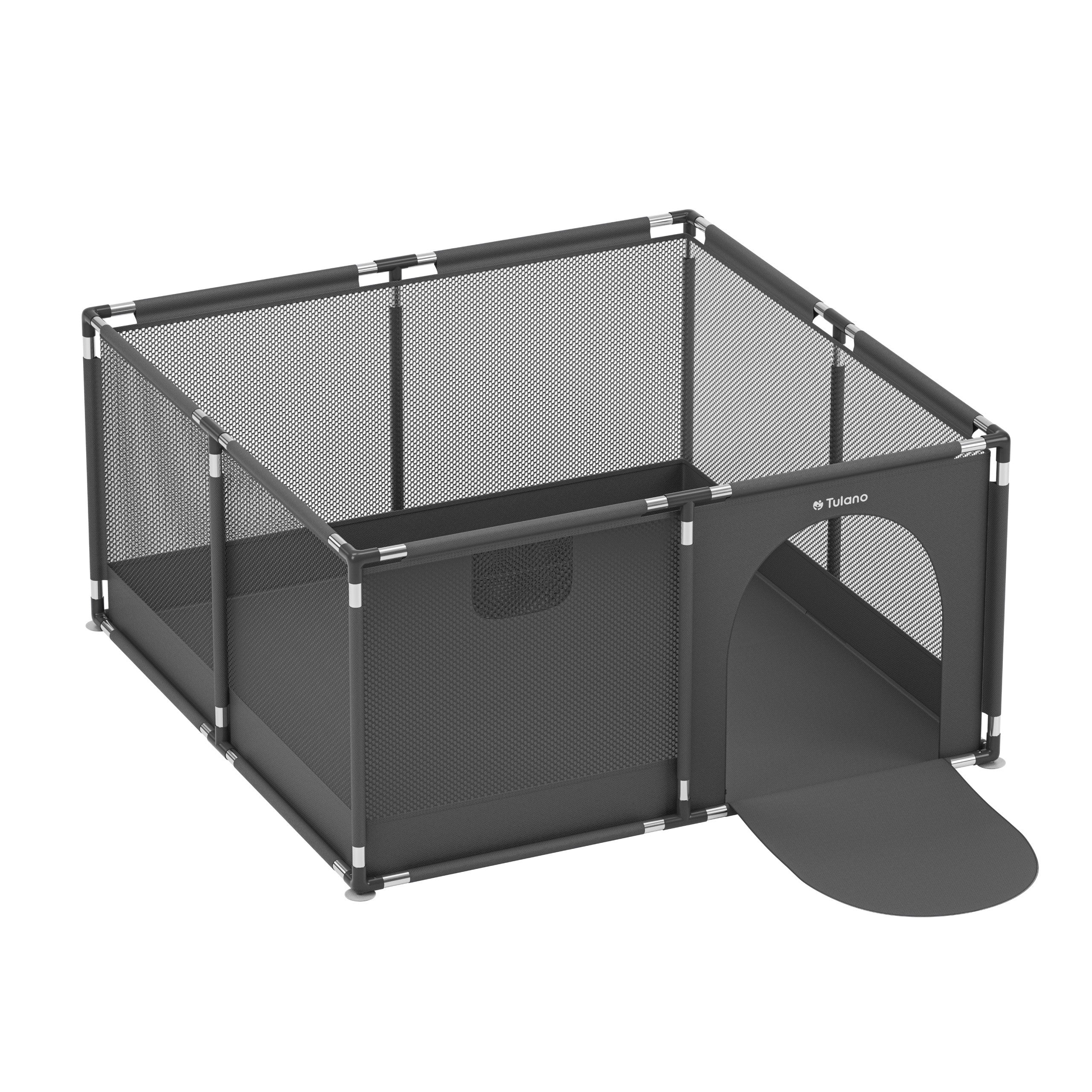 OUTLET Cuna de viaje para niños Tulano Cozy 20 Graphite - 130 cm