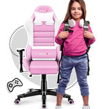 Sillón gaming para niños HUZARO RANGER 6.0 Rosa