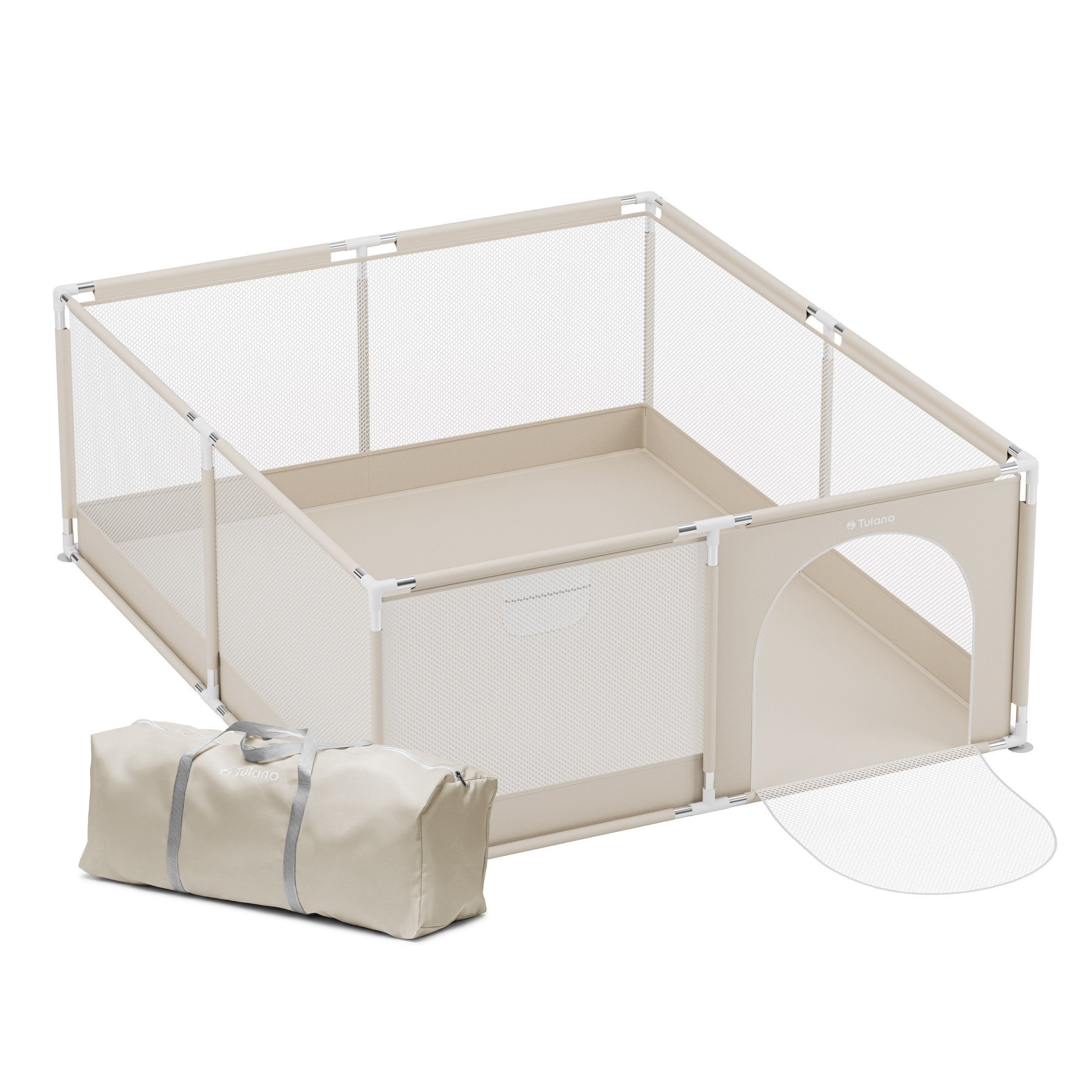 Parque infantil Tulano Cozy 25 Beige - 150 cm