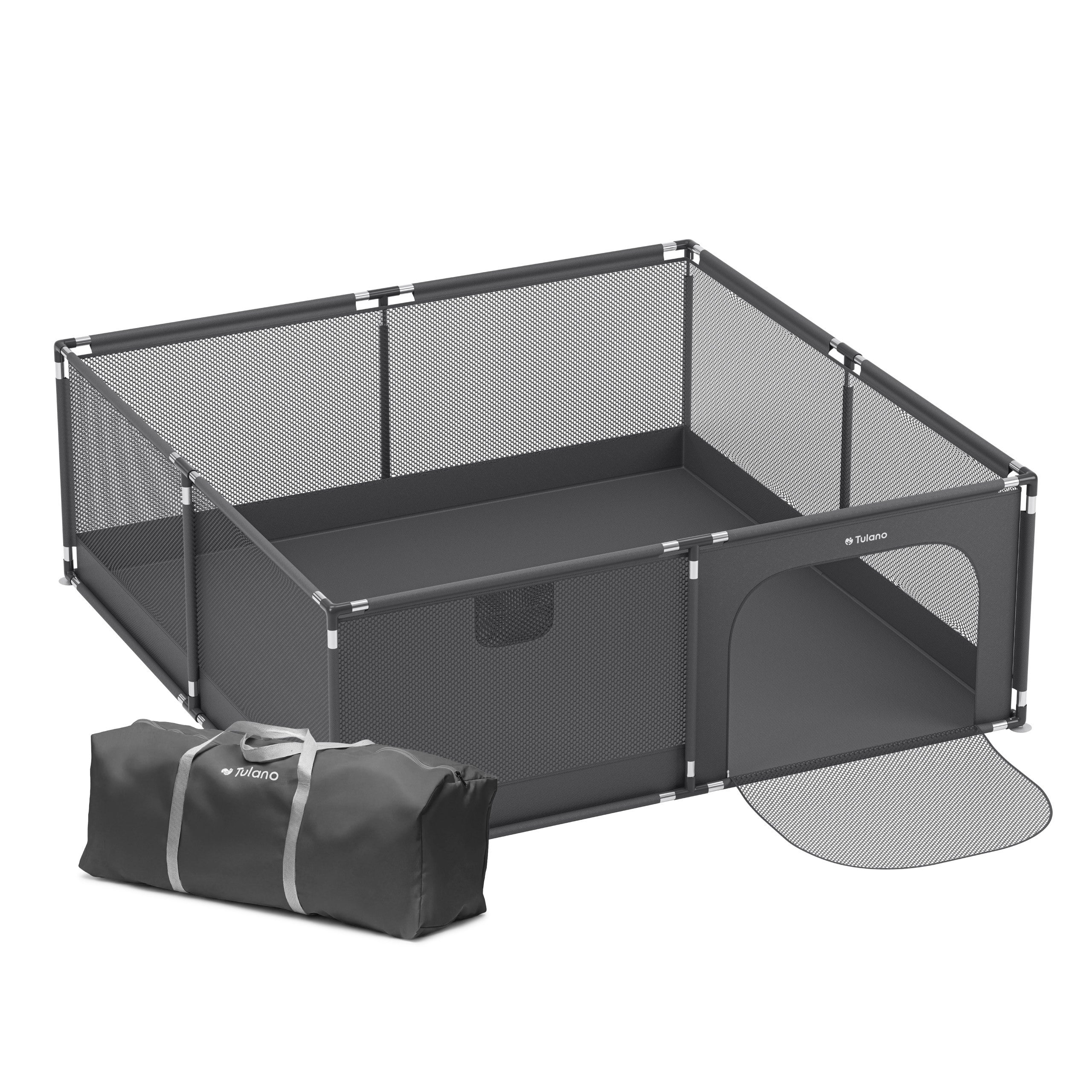 Parque infantil Tulano Cozy 28 Graphite - 200 cm