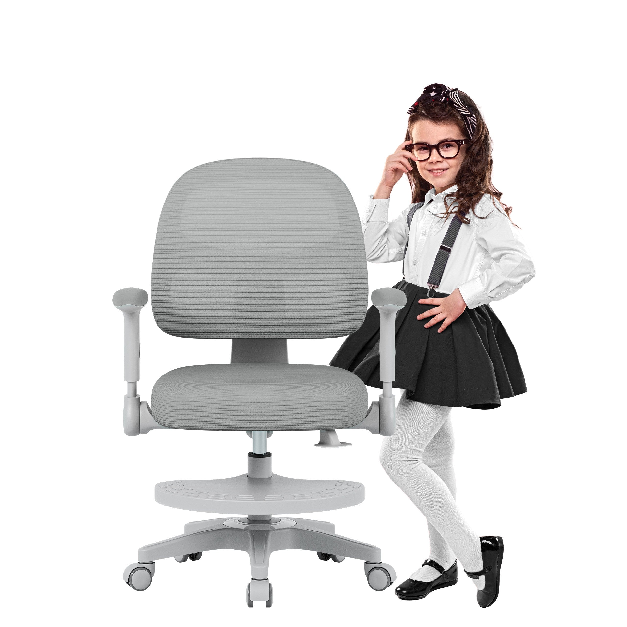 Sillón ajustable para niños Mark Adler Junior 5.0 Grey