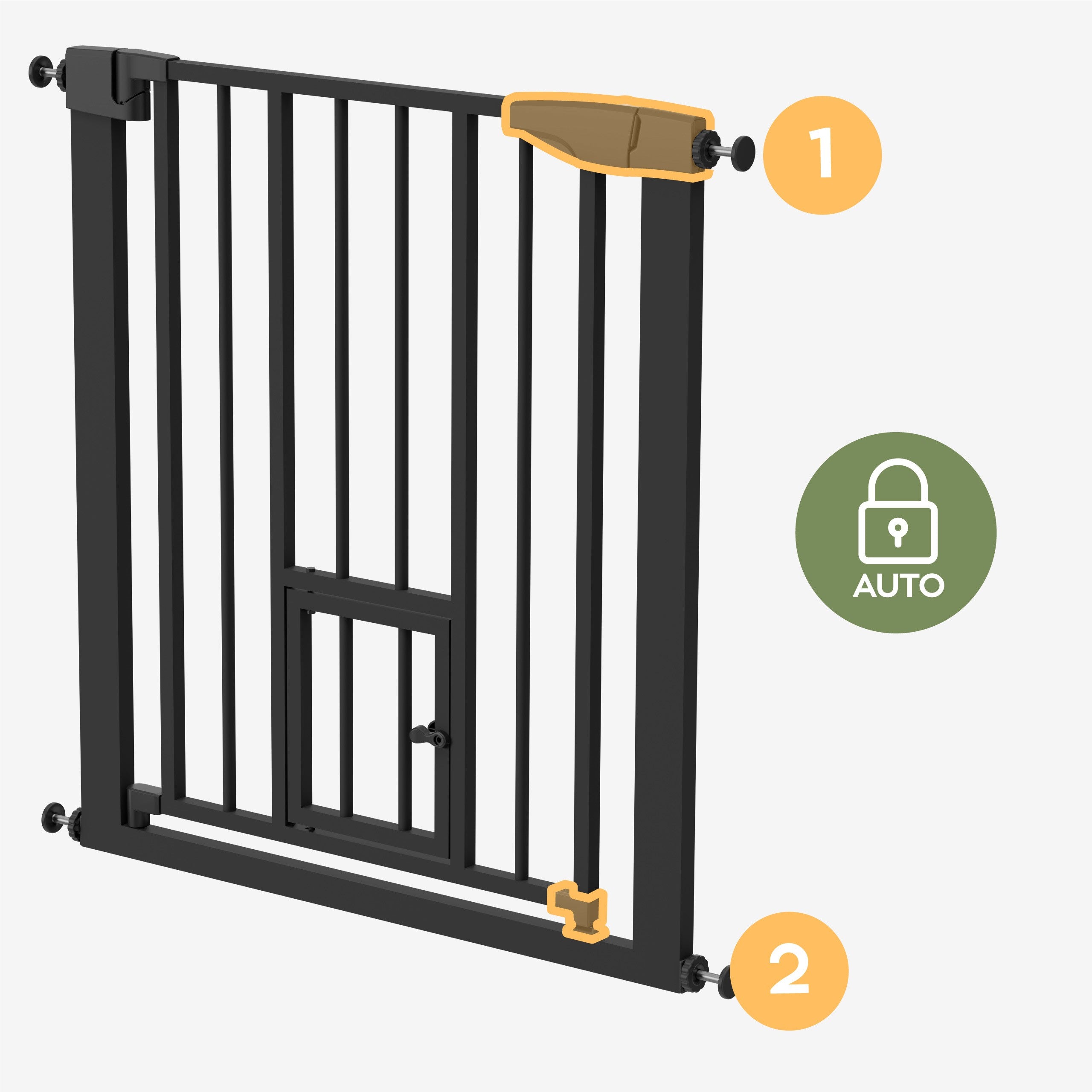 Barandilla extensible Tulano Guardian 2.0 Black