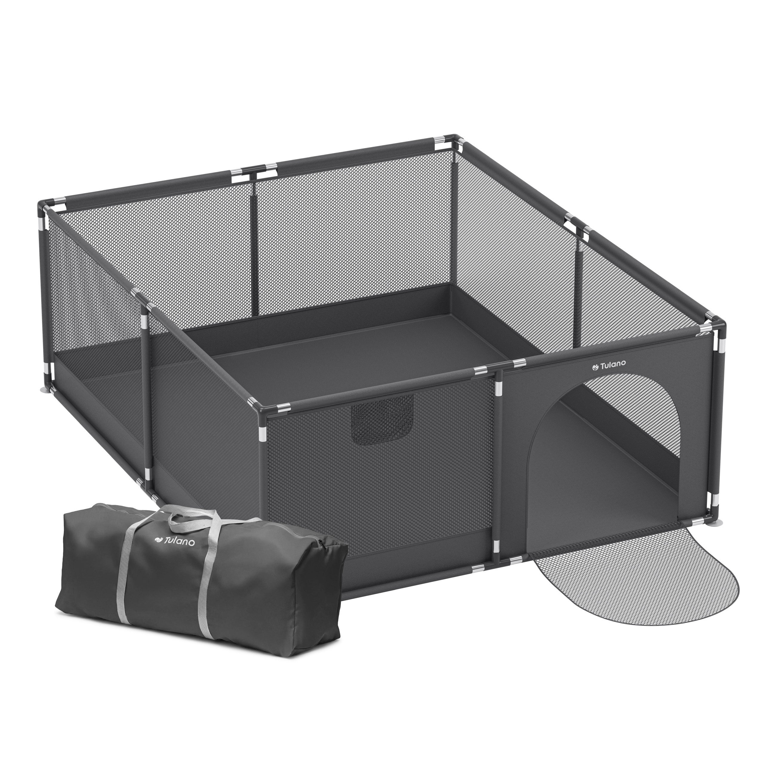 Parque infantil Tulano Cozy 25 Graphite - 150 cm