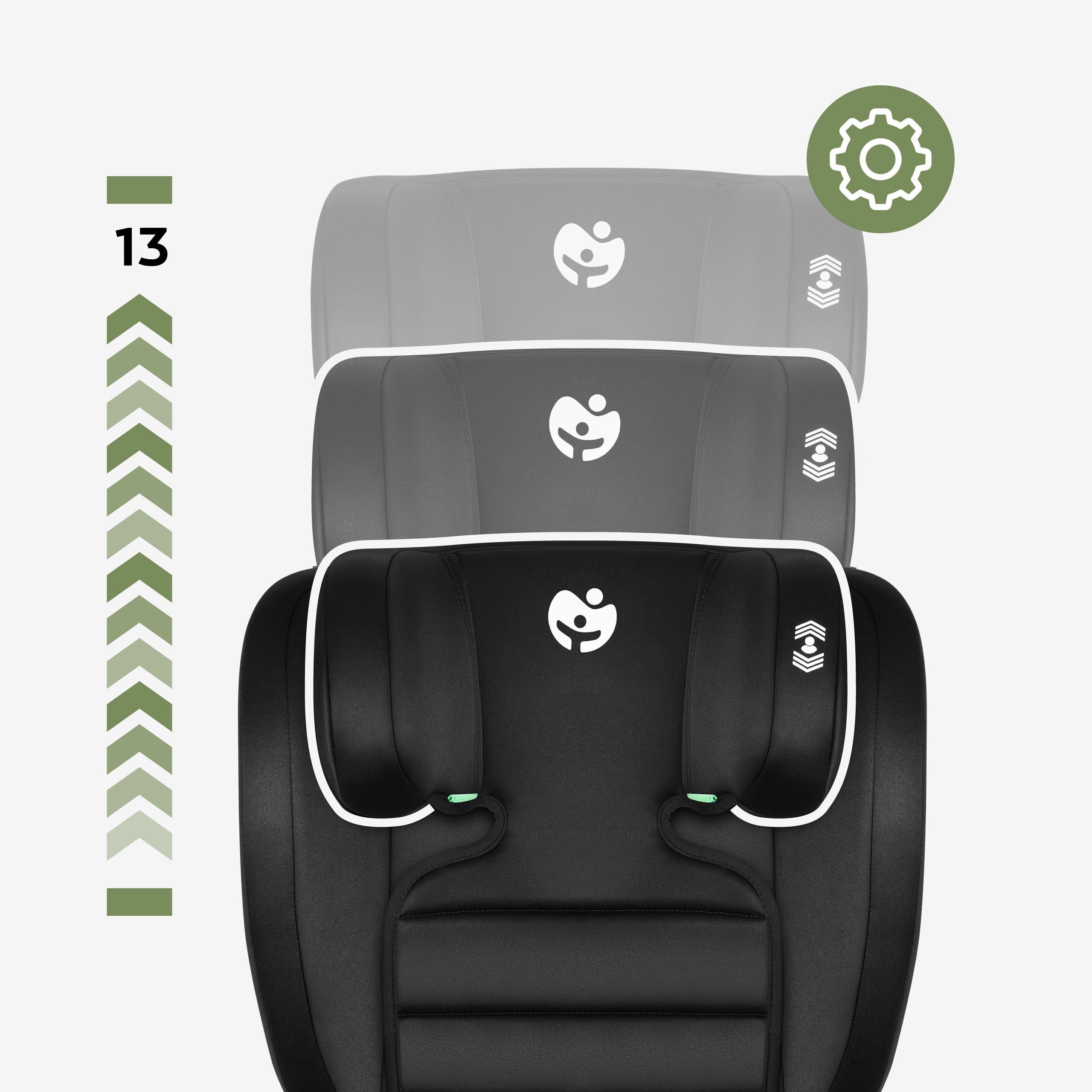 OUTLET Silla de coche Tulano Joy 25 Black 100-150 cm I-size