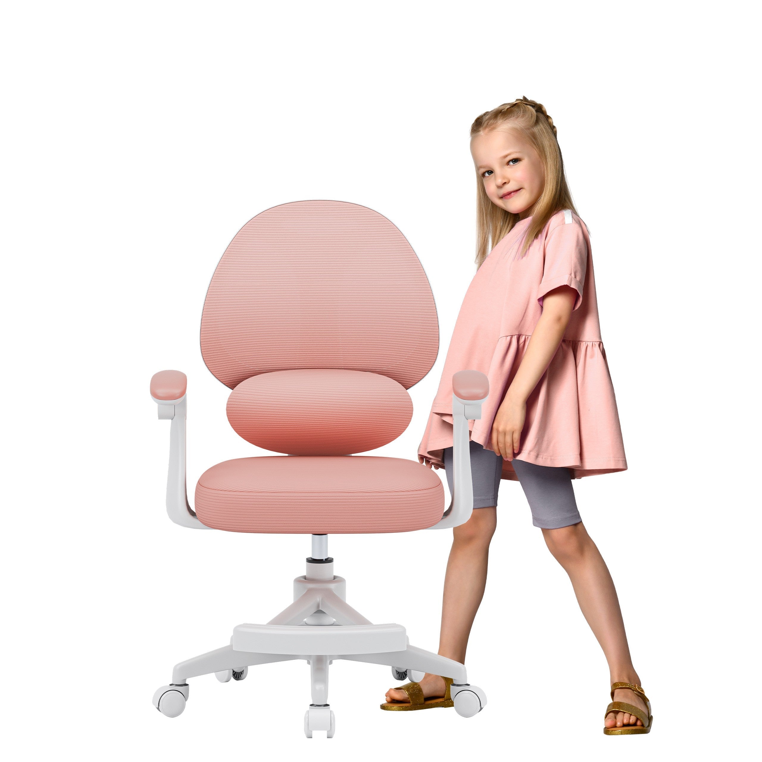 OUTLET Sillón ajustable para niños Mark Adler Junior 4.5 Rosa