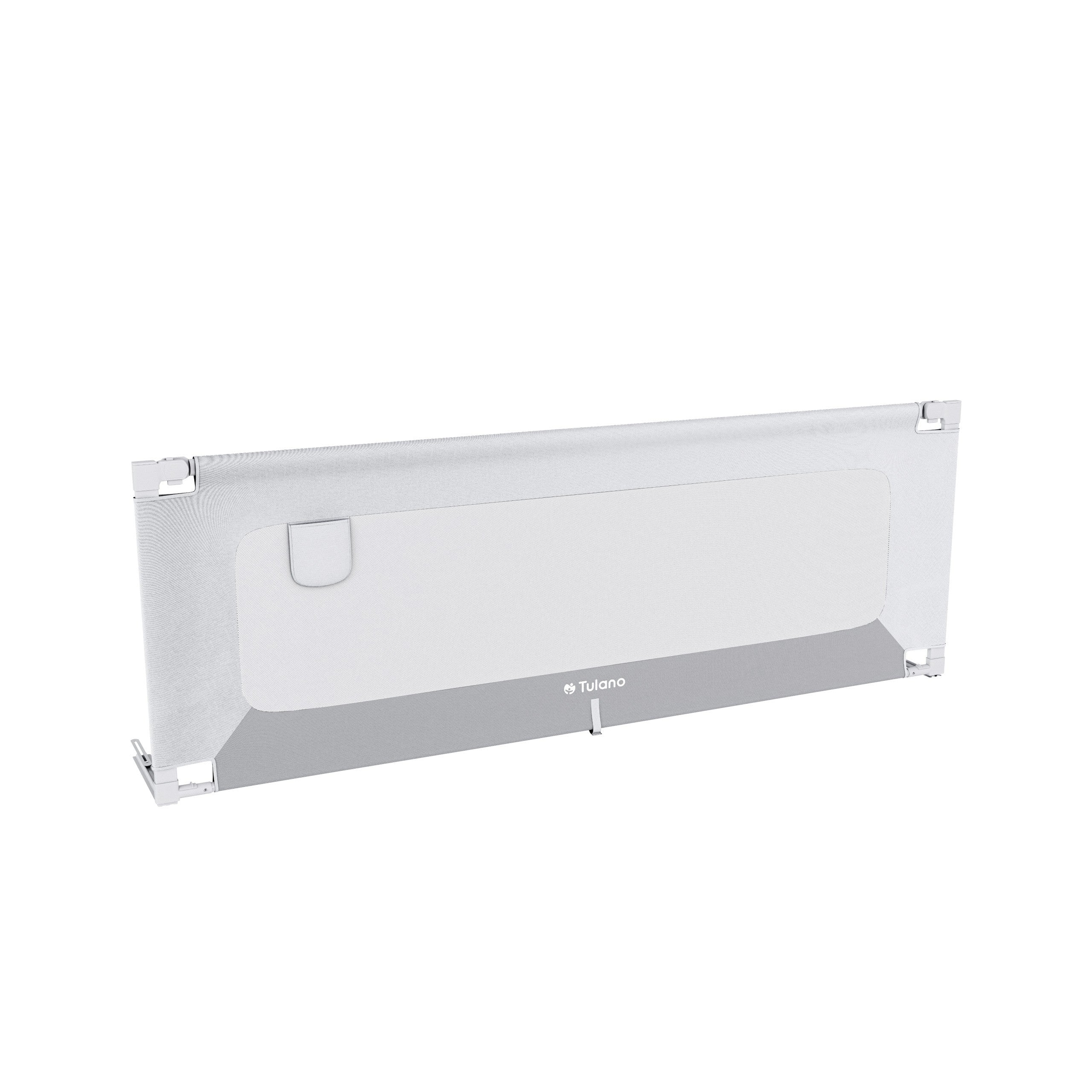 Barandilla de seguridad para cama de 200 cm Tulano Cover 40 Blanco-Gris
