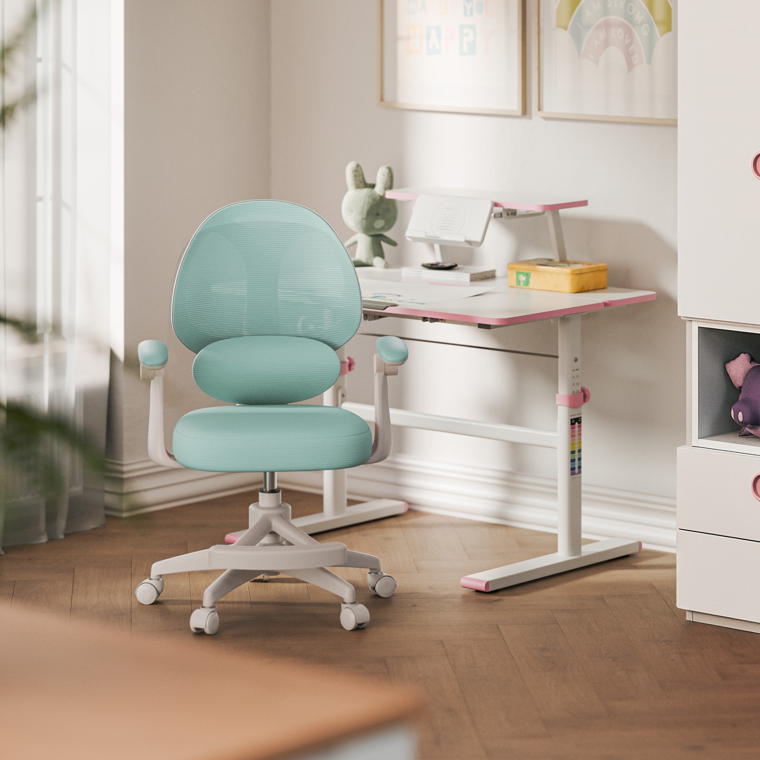Sillón ajustable para niños Mark Adler Junior 4.5 Mint