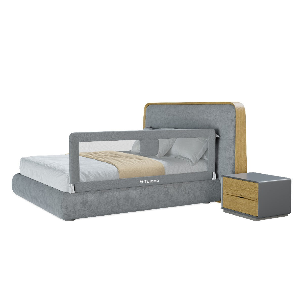 Barandilla de seguridad para cama de 200 cm Tulano Cover 20