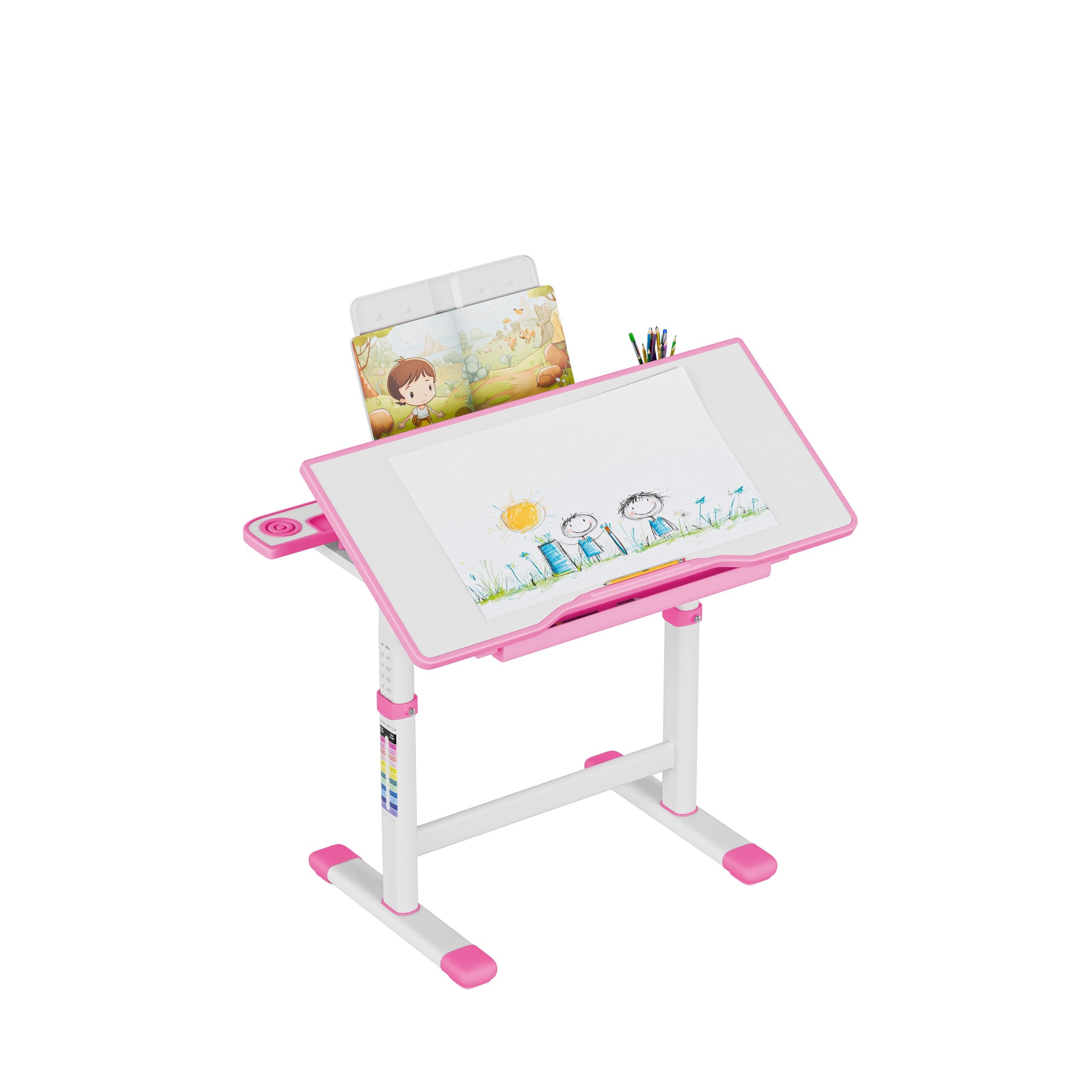 Escritorio ergonómico para niños Mark Adler Study 3.0 Pink, 66 cm