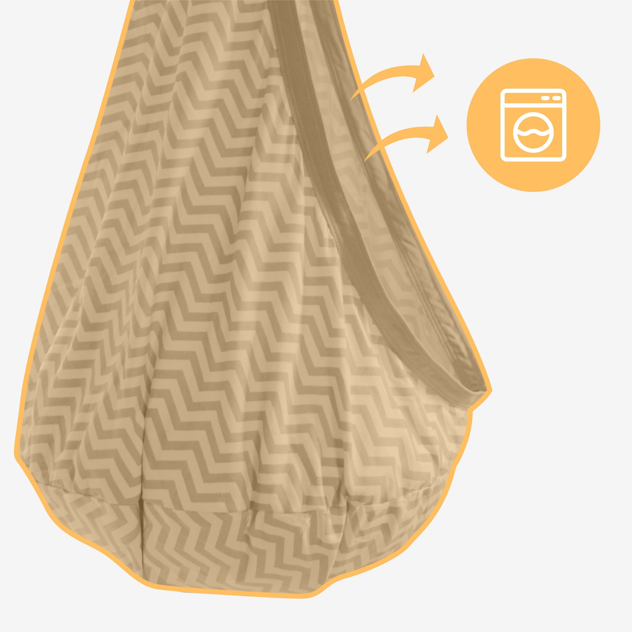 Columpio tipo capullo para niños Tulano Doppo 20 Grey