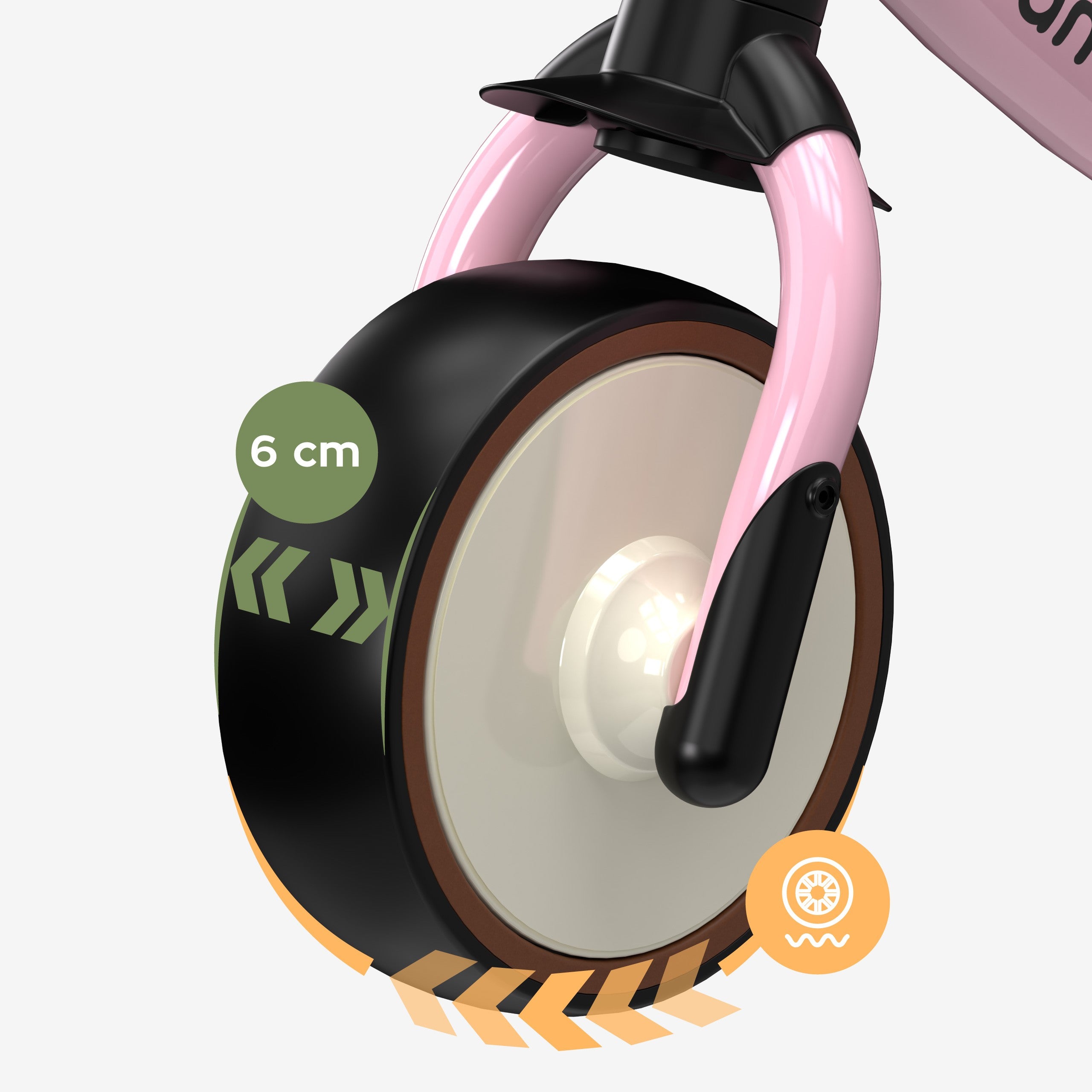 Bicicleta sin pedales Tulano Scout 15 Pink