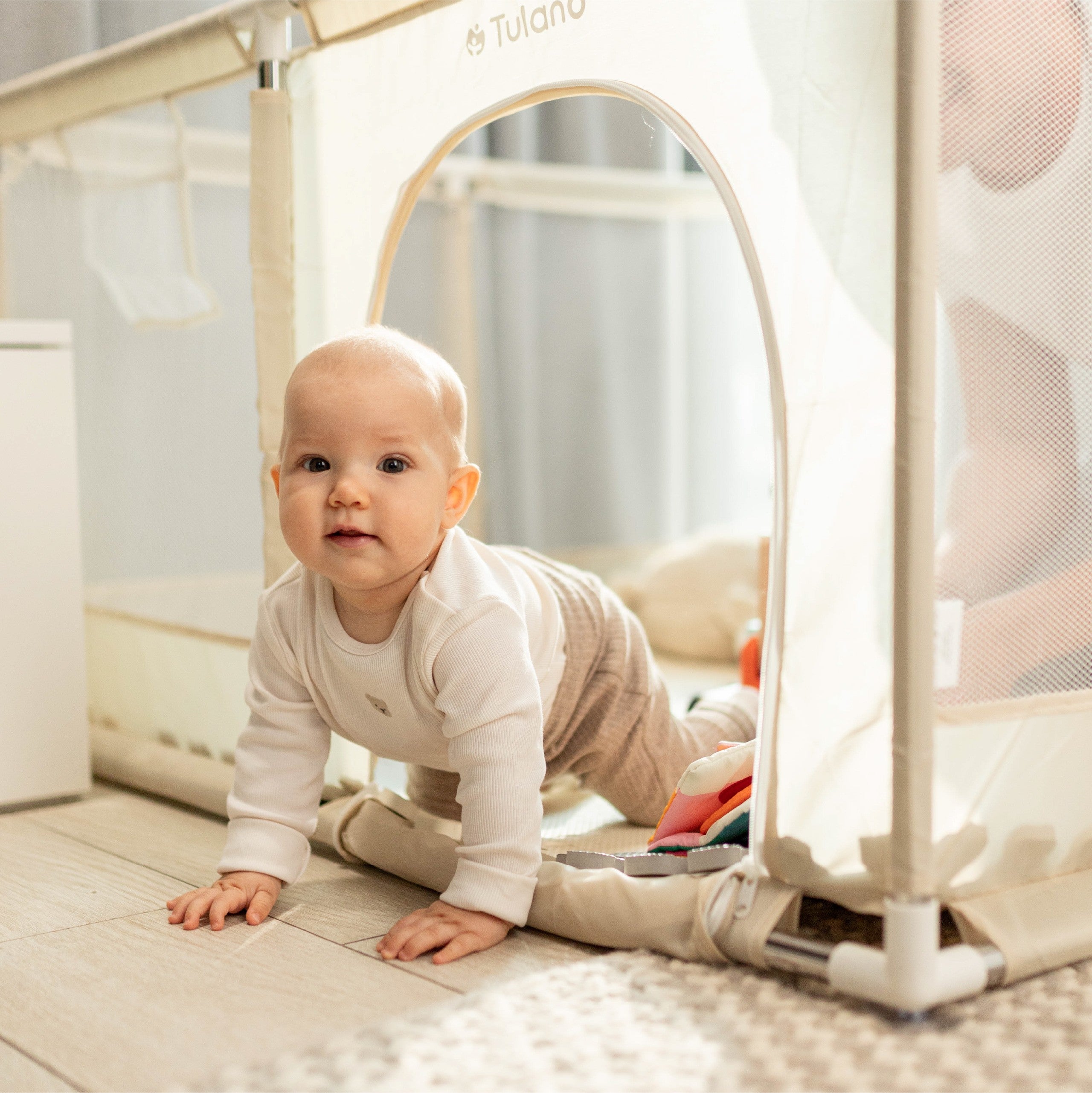 Parque infantil Tulano Cozy 20 Beige - 130 cm