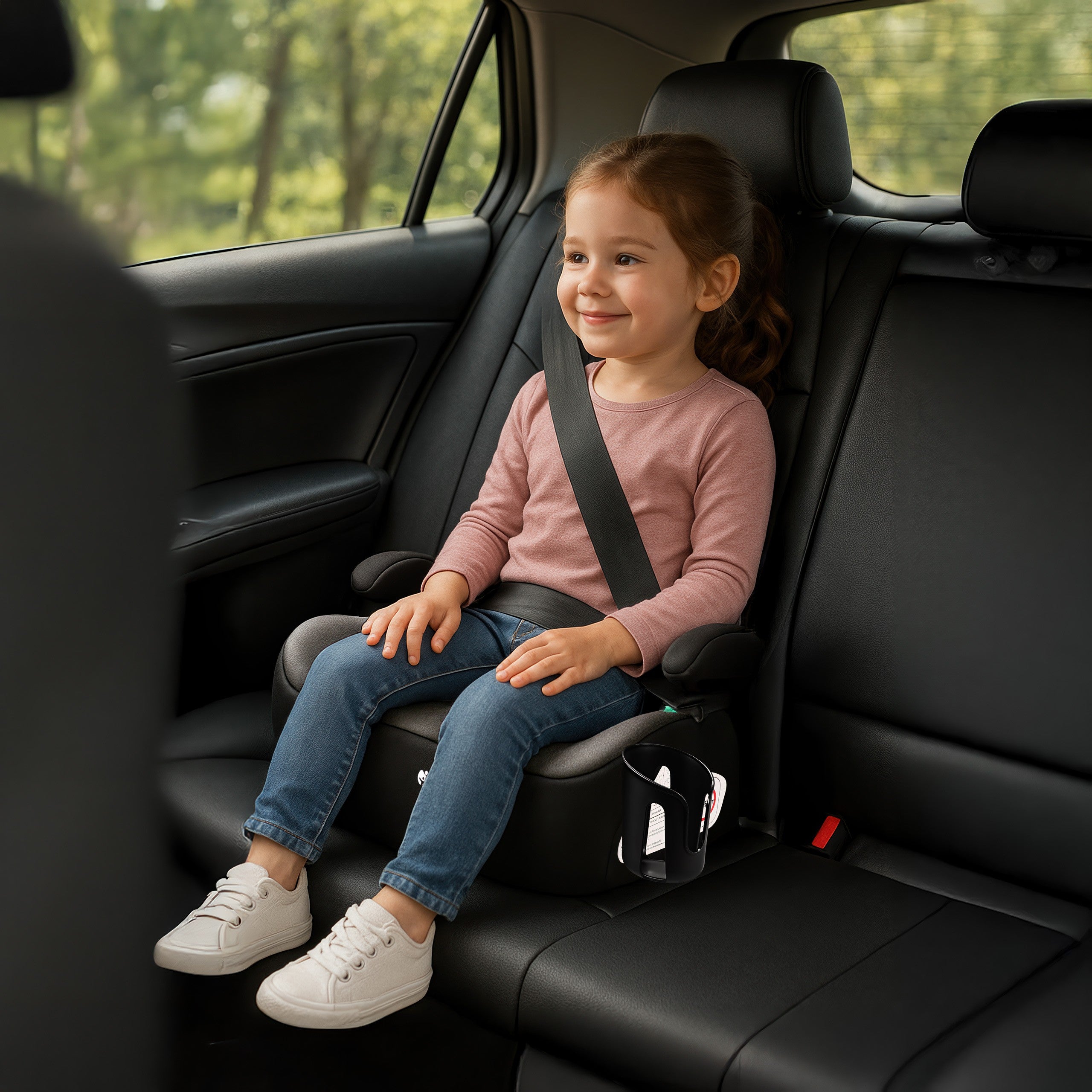 Silla de coche con base Tulano Cabby 20 Grey, 125-150 cm, I-Size