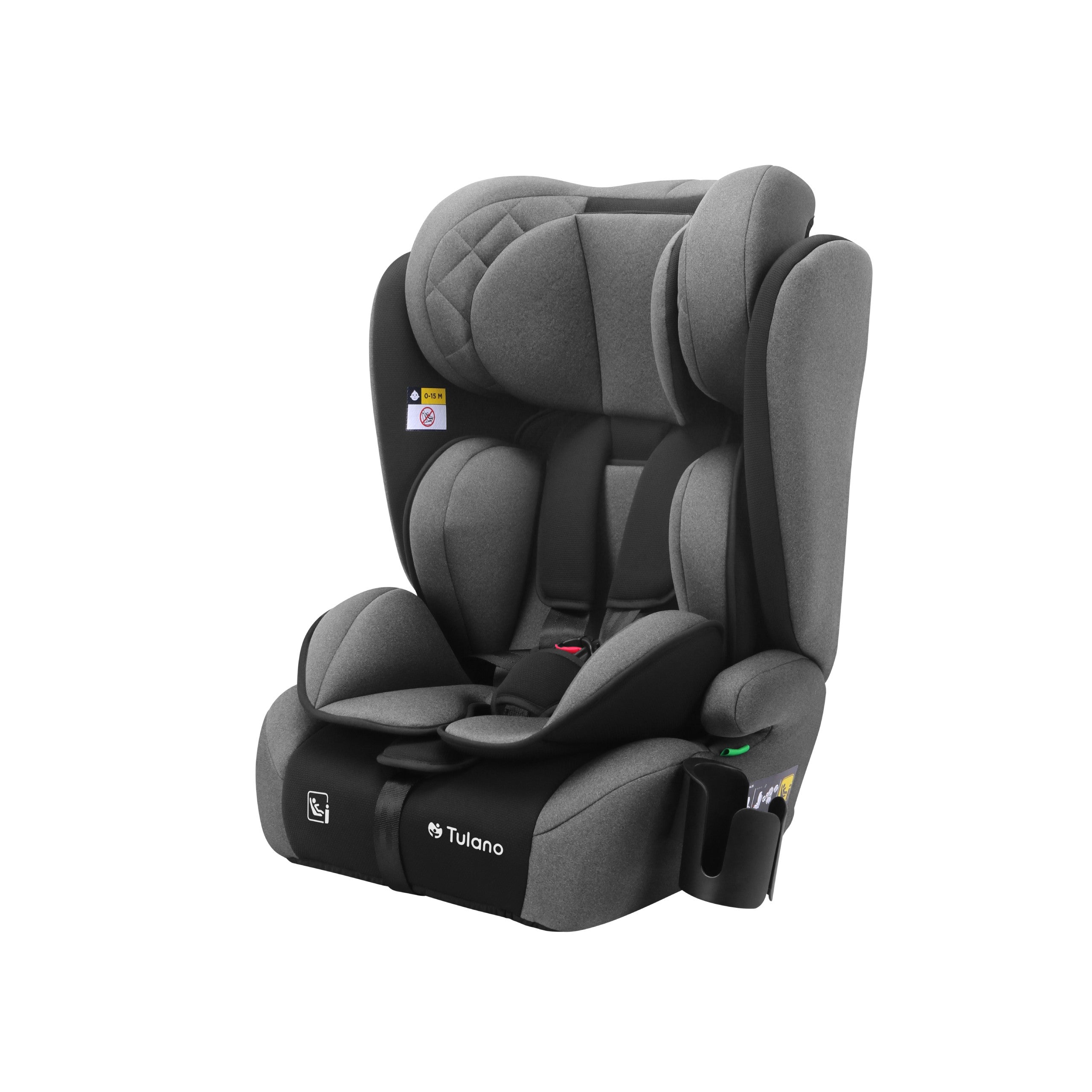 Silla de coche Tulano Zooma 25 Gris - Negro 76-150 cm I-Size
