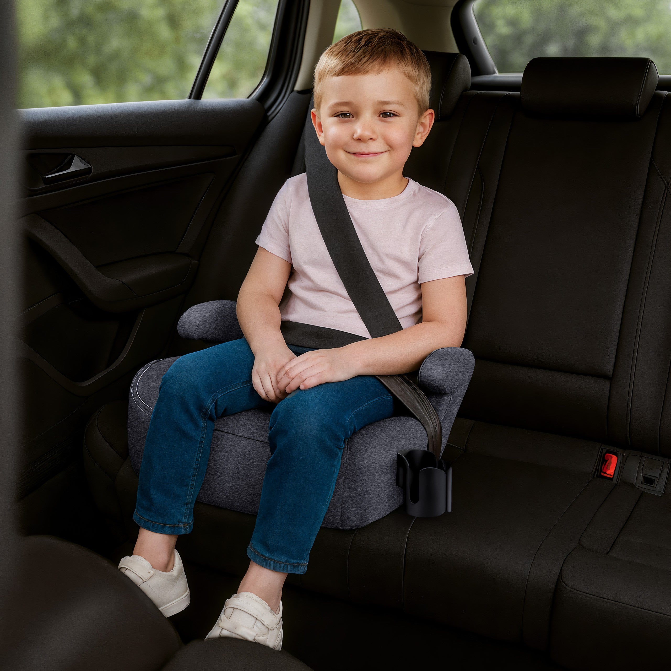 Silla de coche con base Tulano Cabby 25 Grey 125-150 cm I-Size