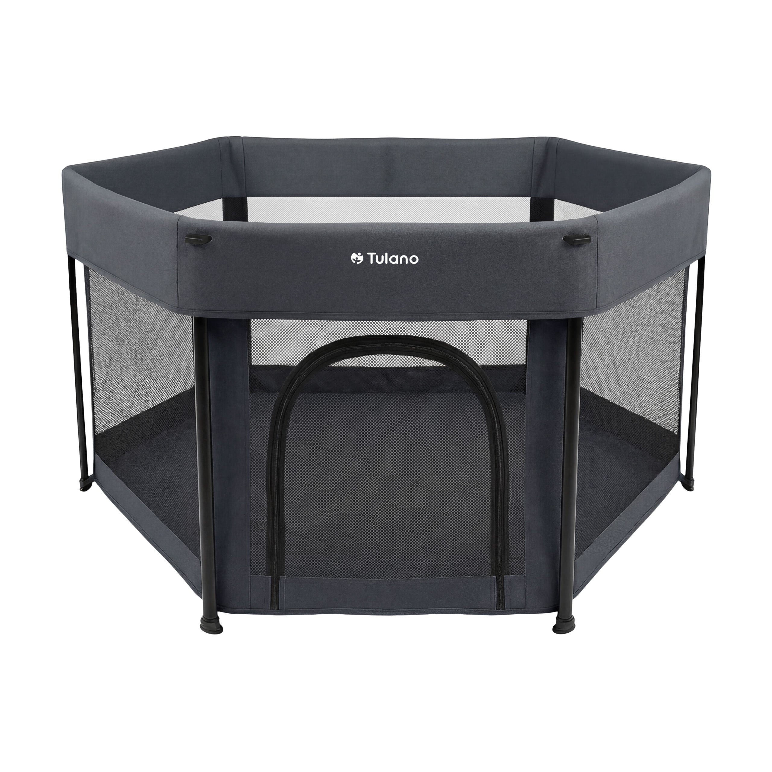 Parque plegable para bebés Tulano Cozy 30 Graphite