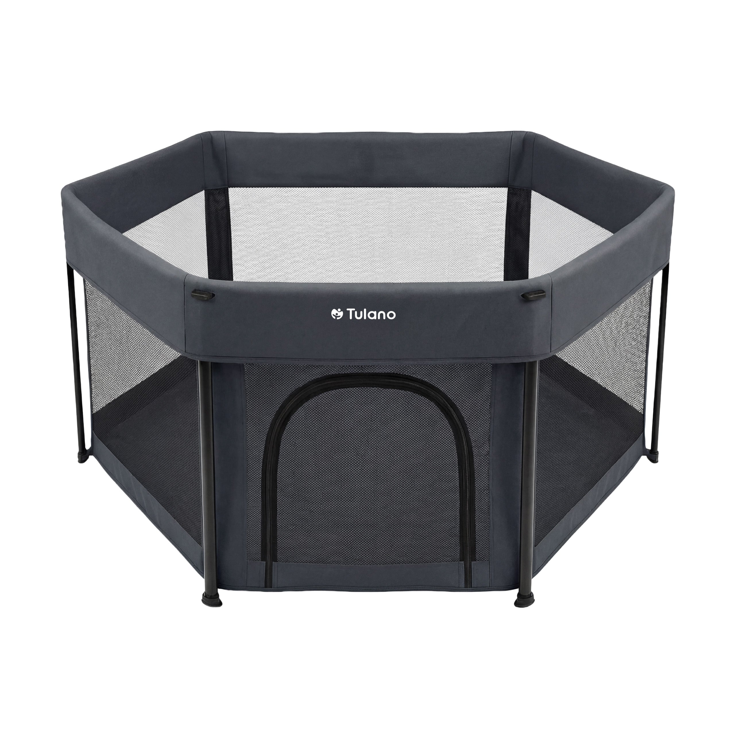 Parque plegable para bebés Tulano Cozy 30 Graphite