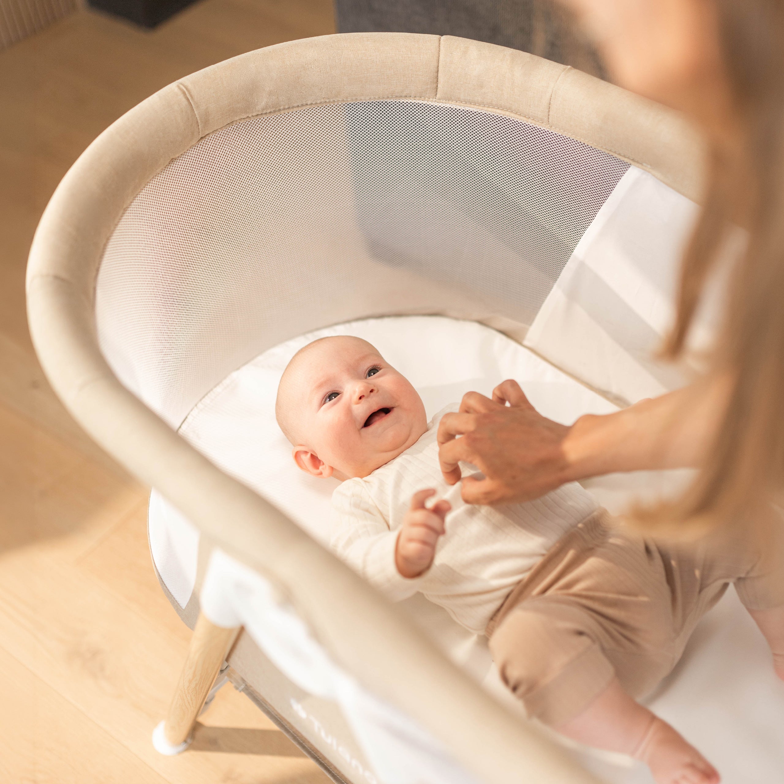 Cuna de viaje para niños Tulano Dream 20 Beige
