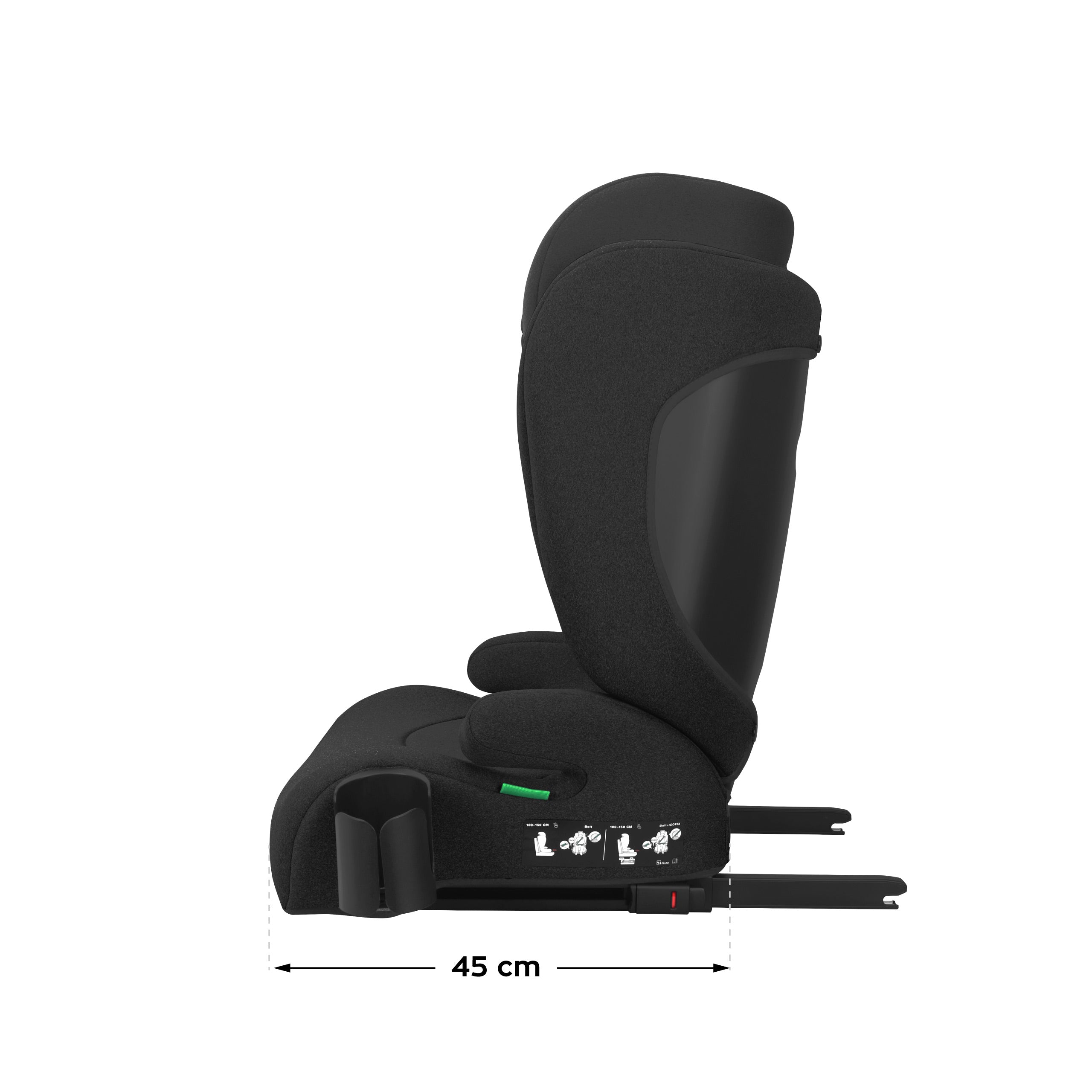 Silla de coche Tulano Joy 35 Black ISOFIX 100-150 cm I-Size