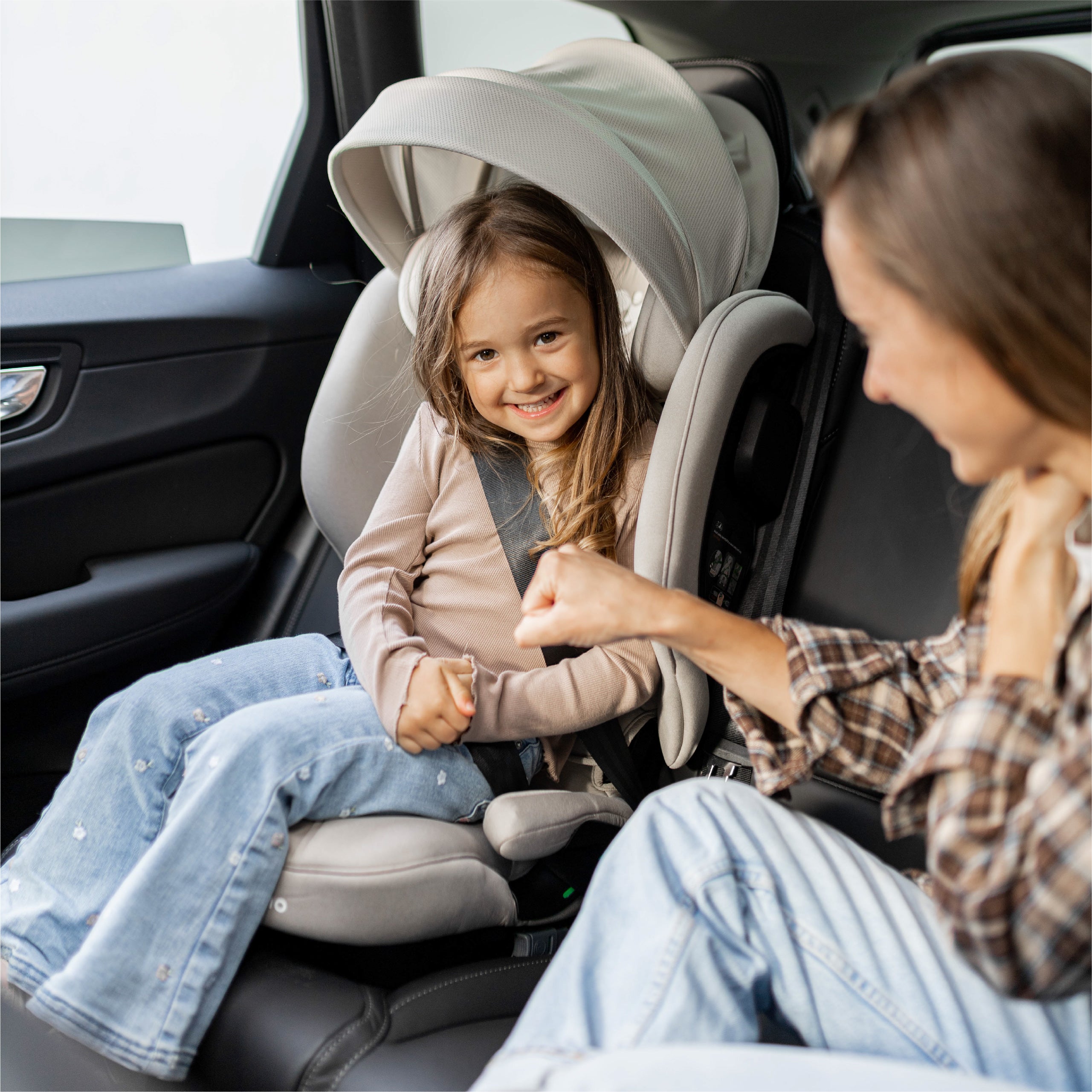 Silla de coche para niños de 100 a 150 cm Tulano Joy 55 Beige I-Size