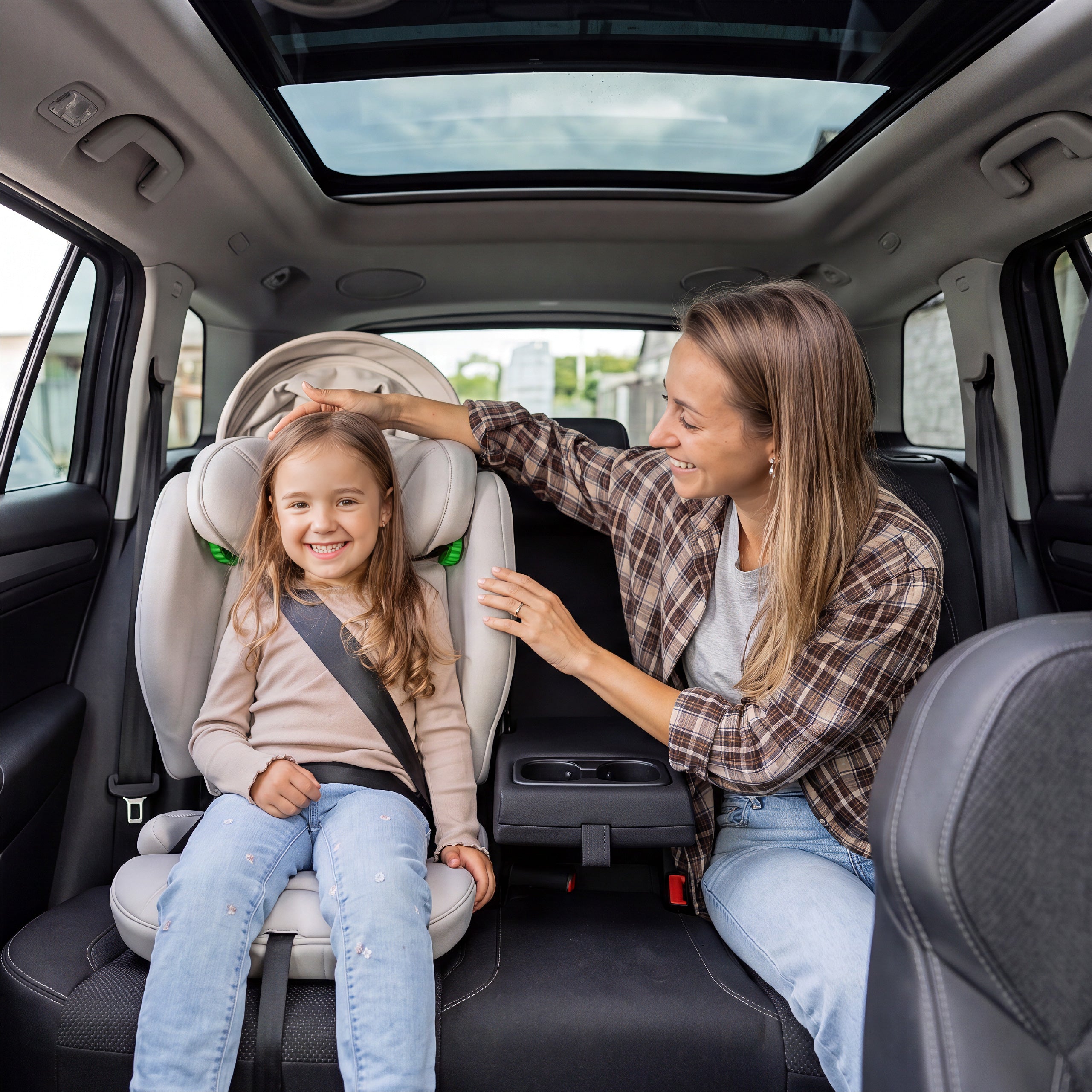 Silla de coche para niños de 100 a 150 cm Tulano Joy 55 Beige I-Size