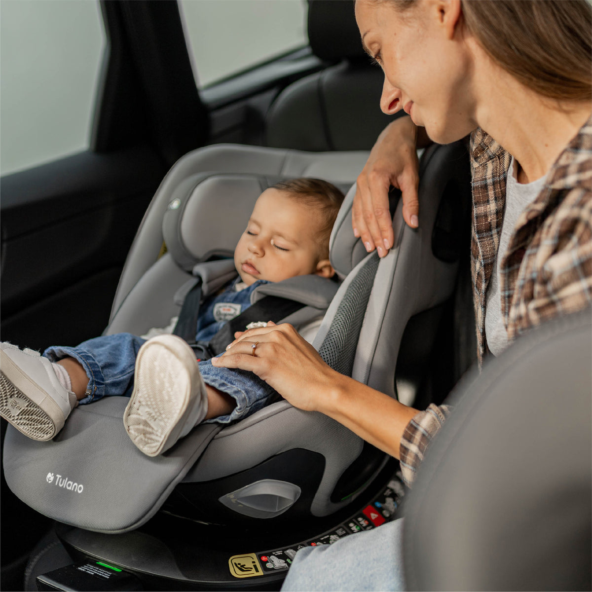 Silla de coche 40-150 cm Tulano Loom 45 Grey I-Size