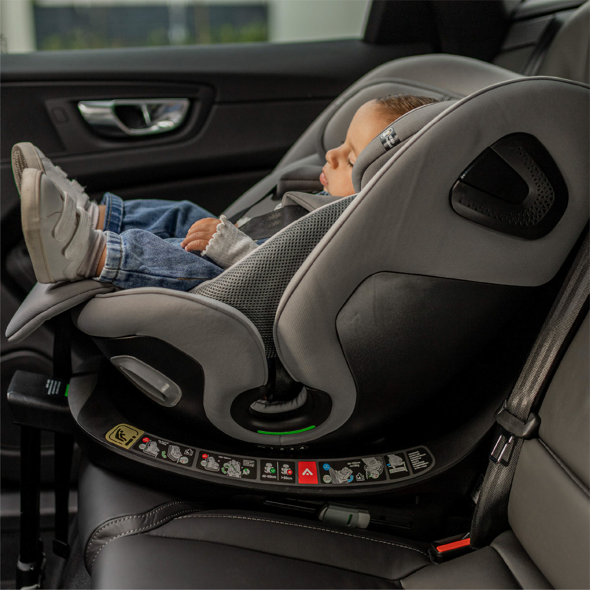 Silla de coche 40-150 cm Tulano Loom 45 Grey I-Size