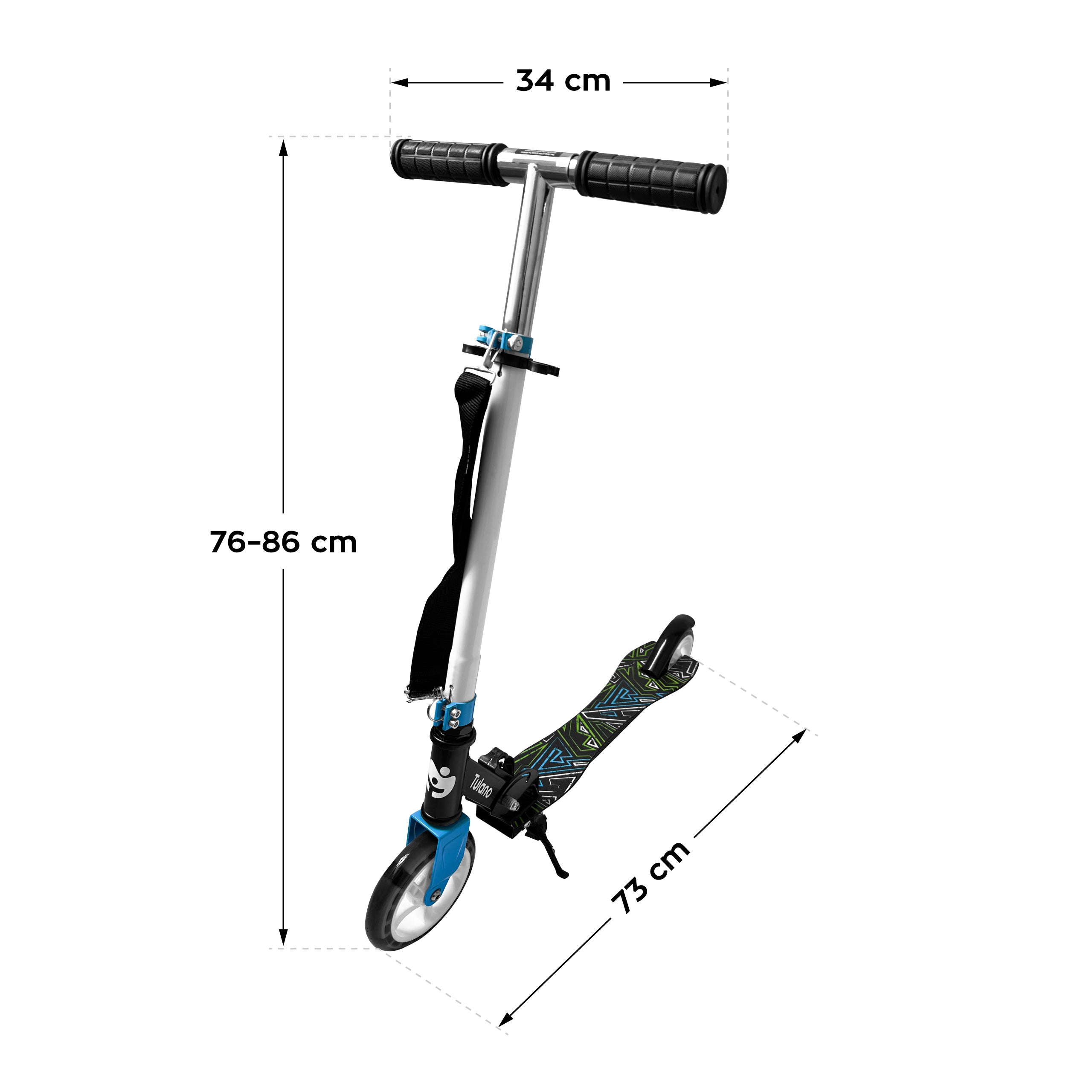 Patinete LED Tulano Rookie 40 Blanco