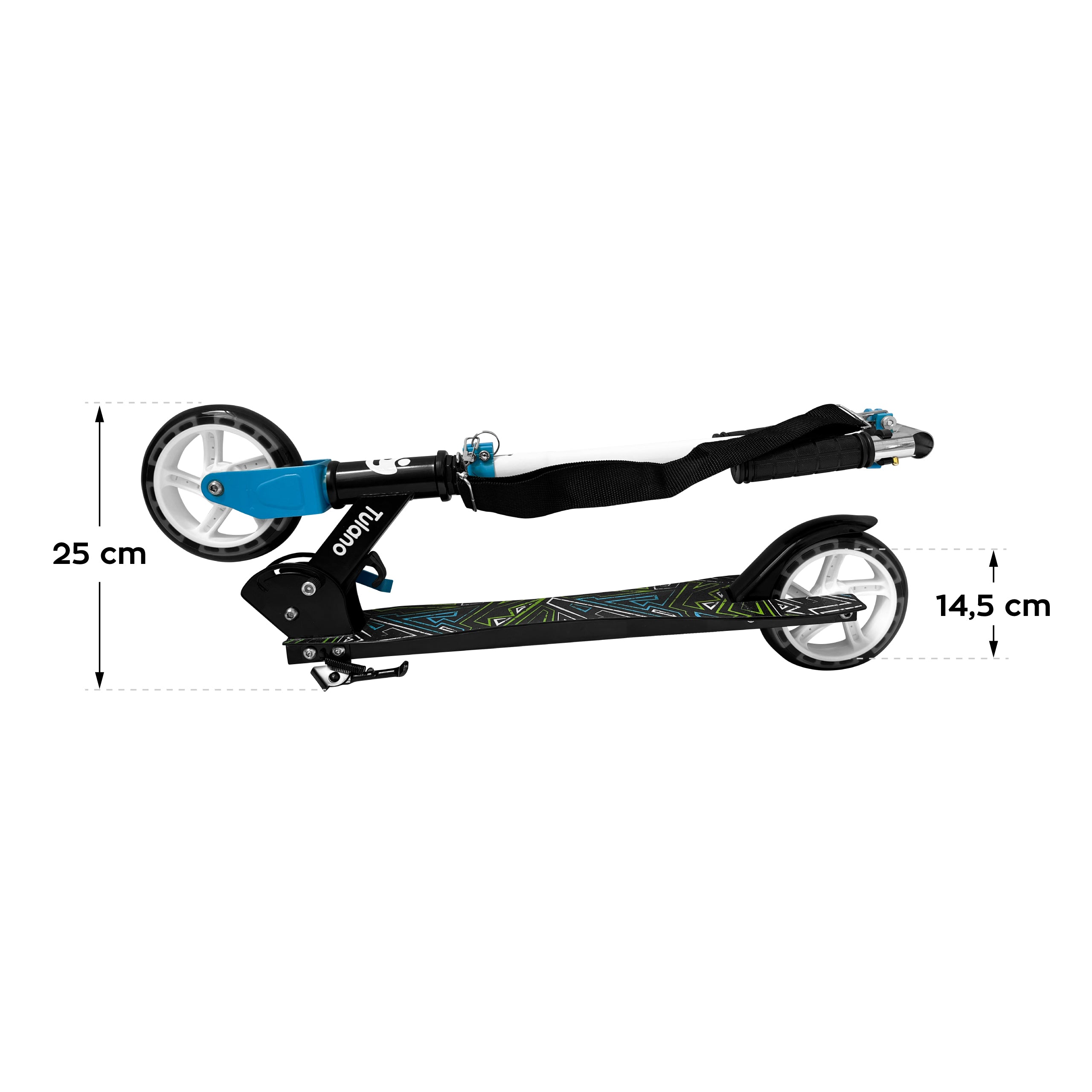 Patinete LED Tulano Rookie 40 Blanco