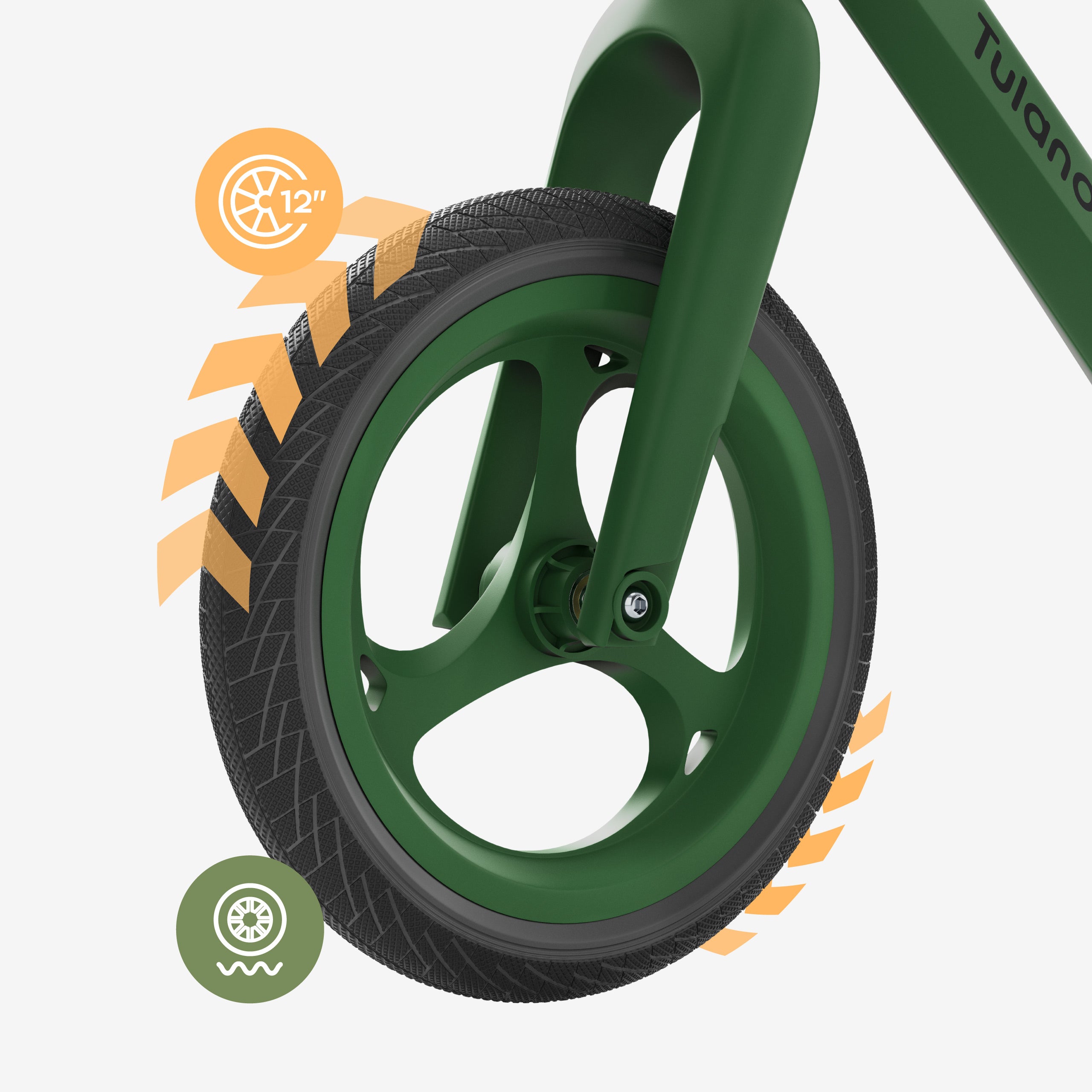 Bicicleta sin pedales Tulano Route 45 Green