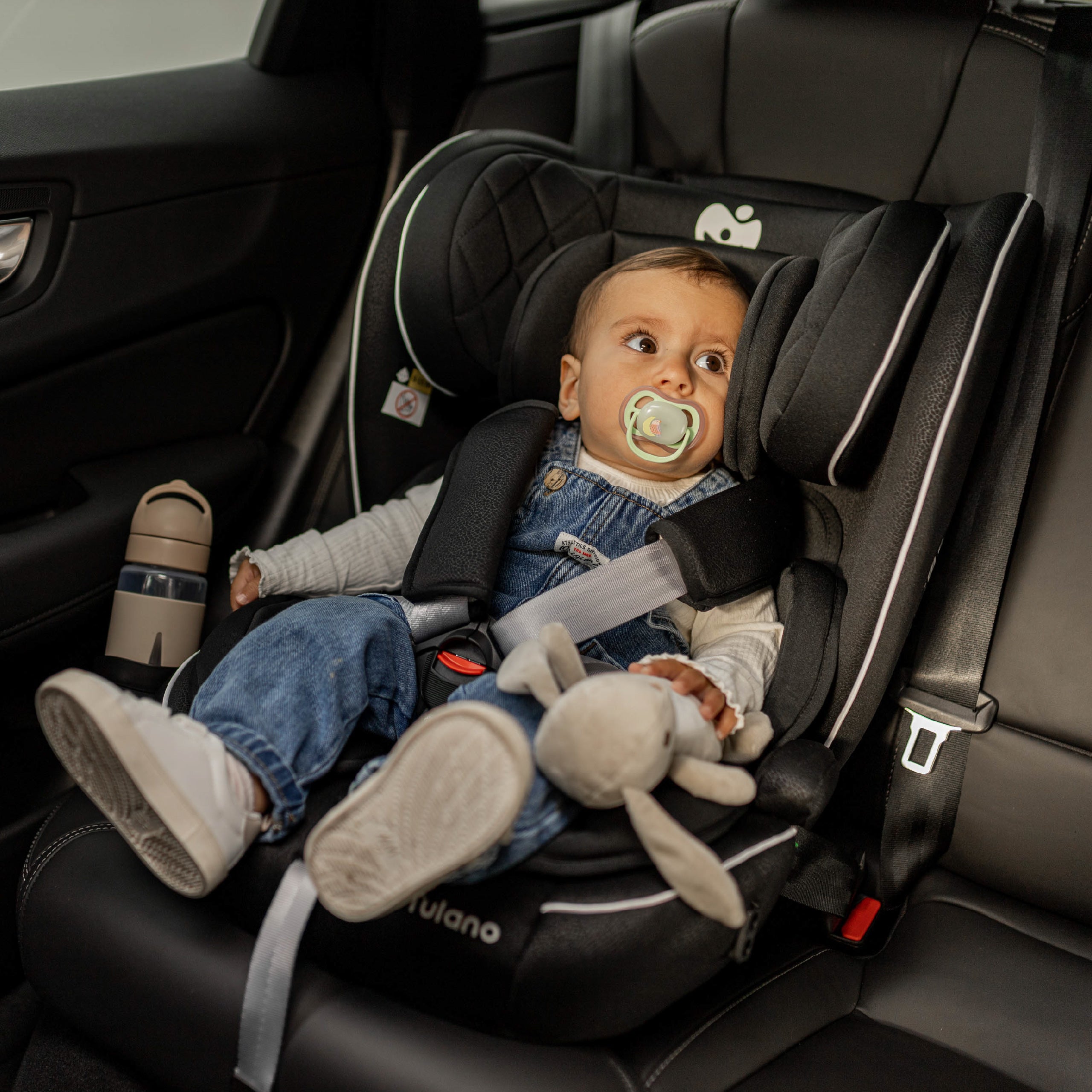 Silla de coche Tulano Zooma 25 Black 76-150 cm I-Size