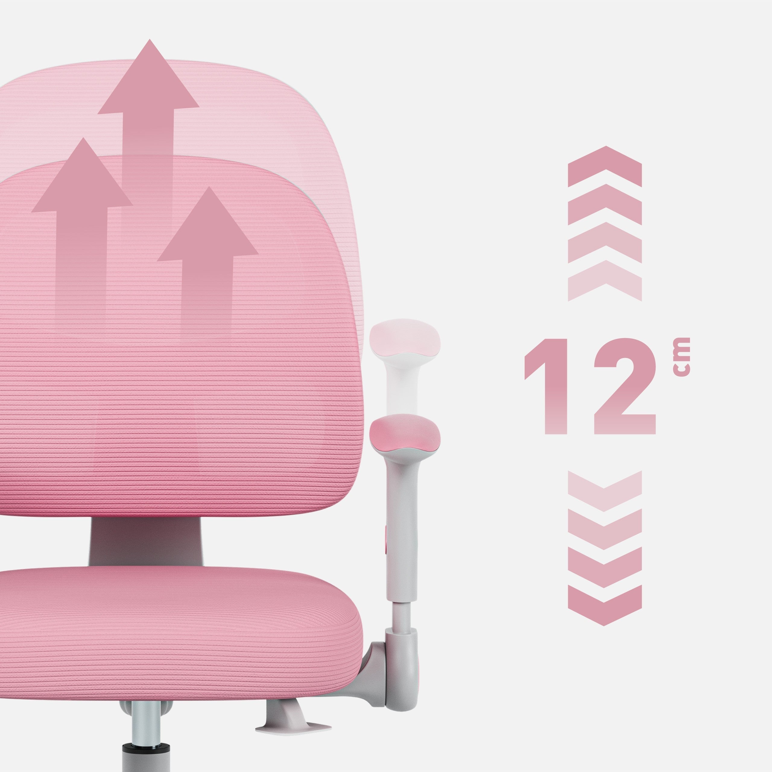 OUTLET Sillón ajustable para niños Mark Adler Junior 5.0 Rosa