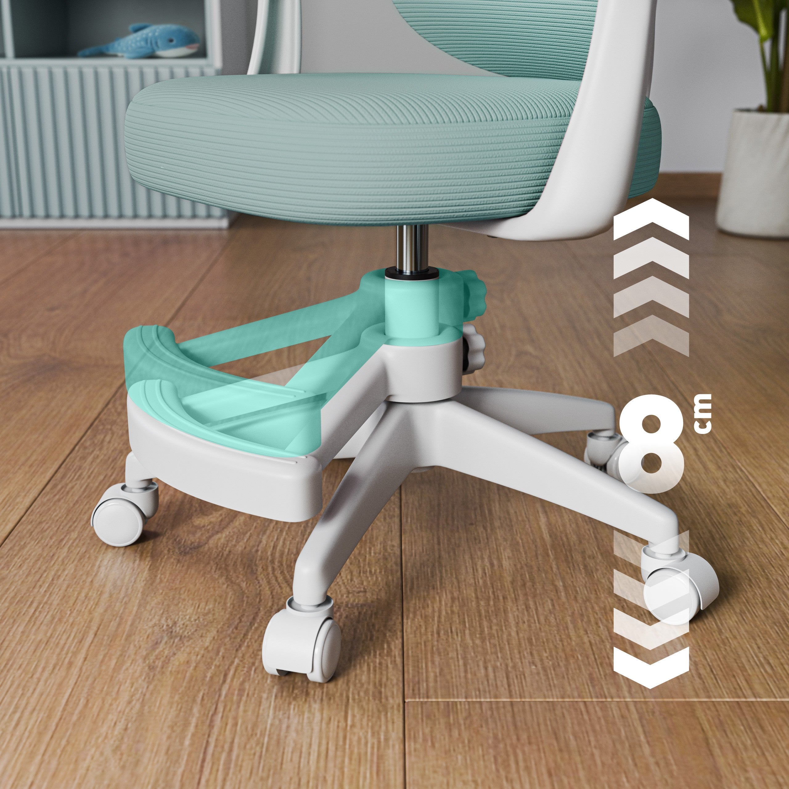 Sillón ajustable para niños Mark Adler Junior 4.5 Mint