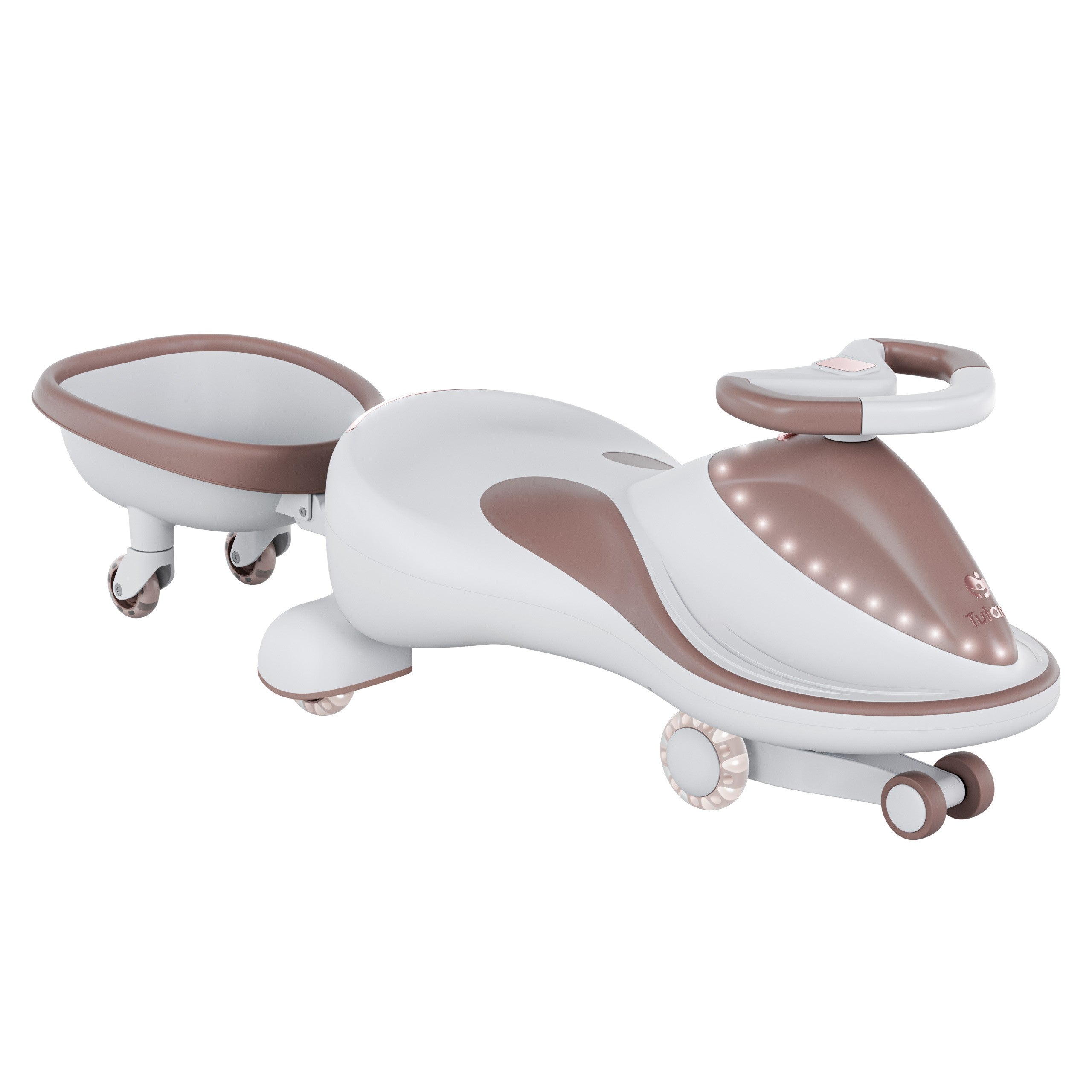 Cochecito infantil por gravedad con luces LED Tulano Focus 55 Grey