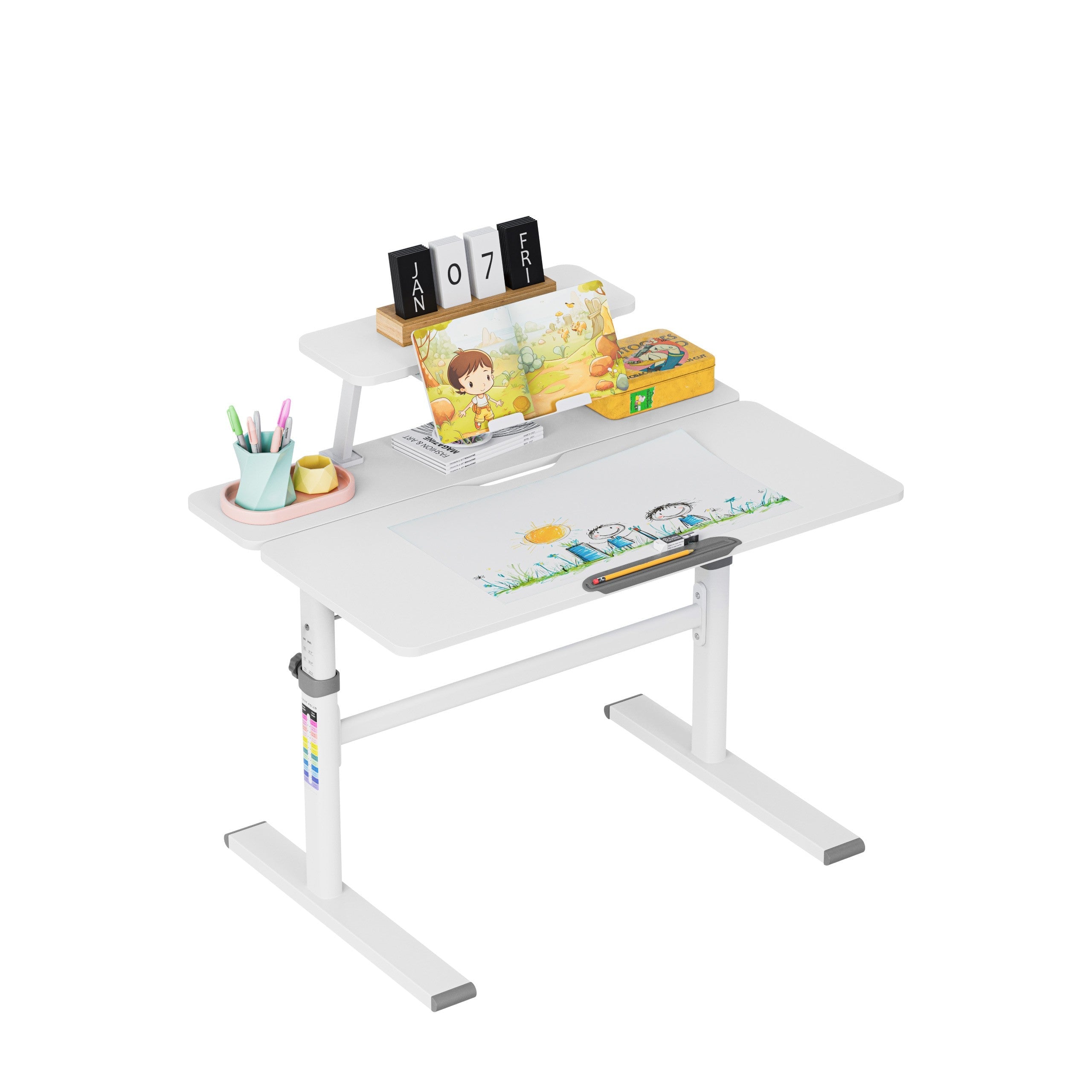 OUTLET Escritorio infantil regulable Mark Adler Study 3.7 Grey