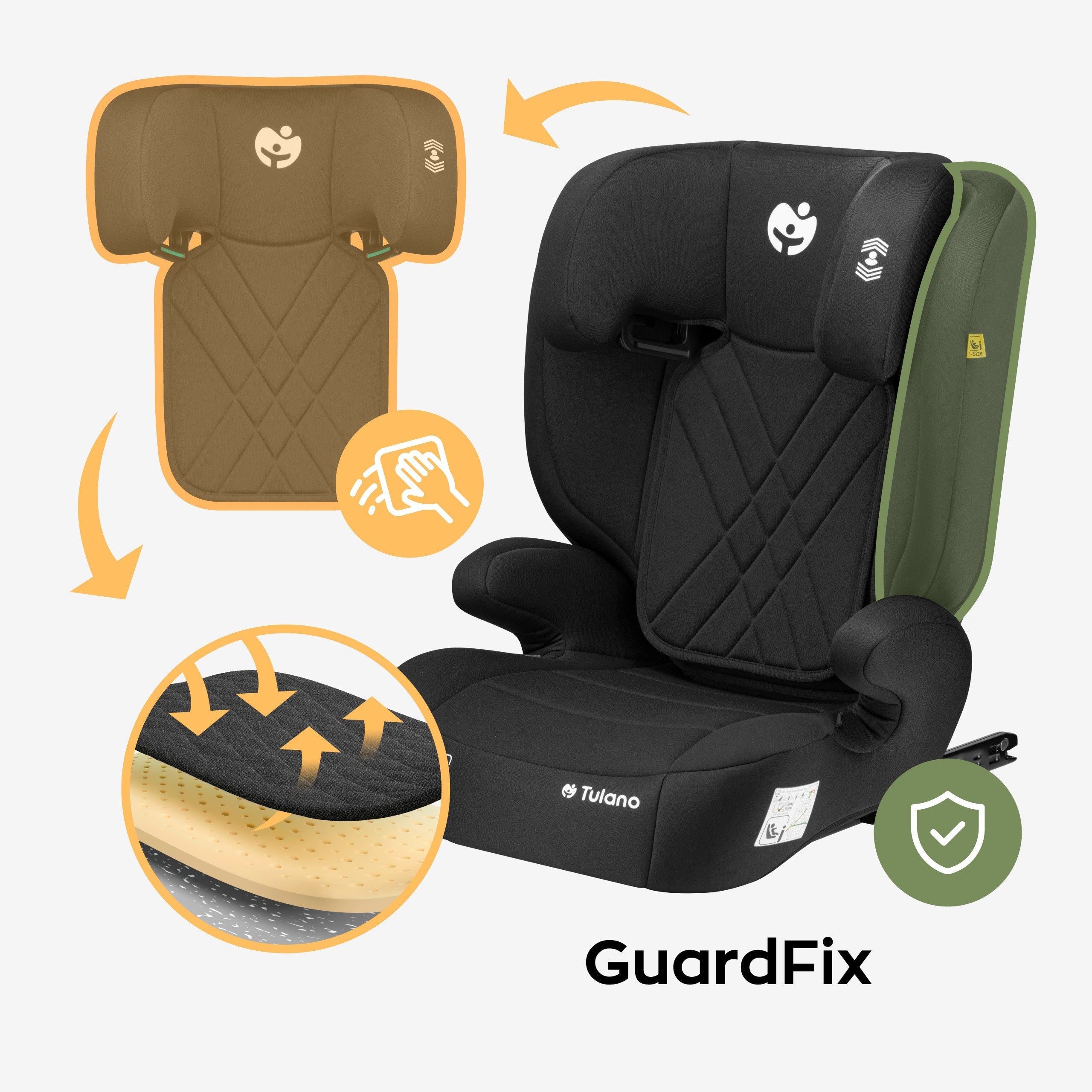 OUTLET Silla de coche para niños 2 en 1, 100-150 cm, Joy 45 Black I-Size