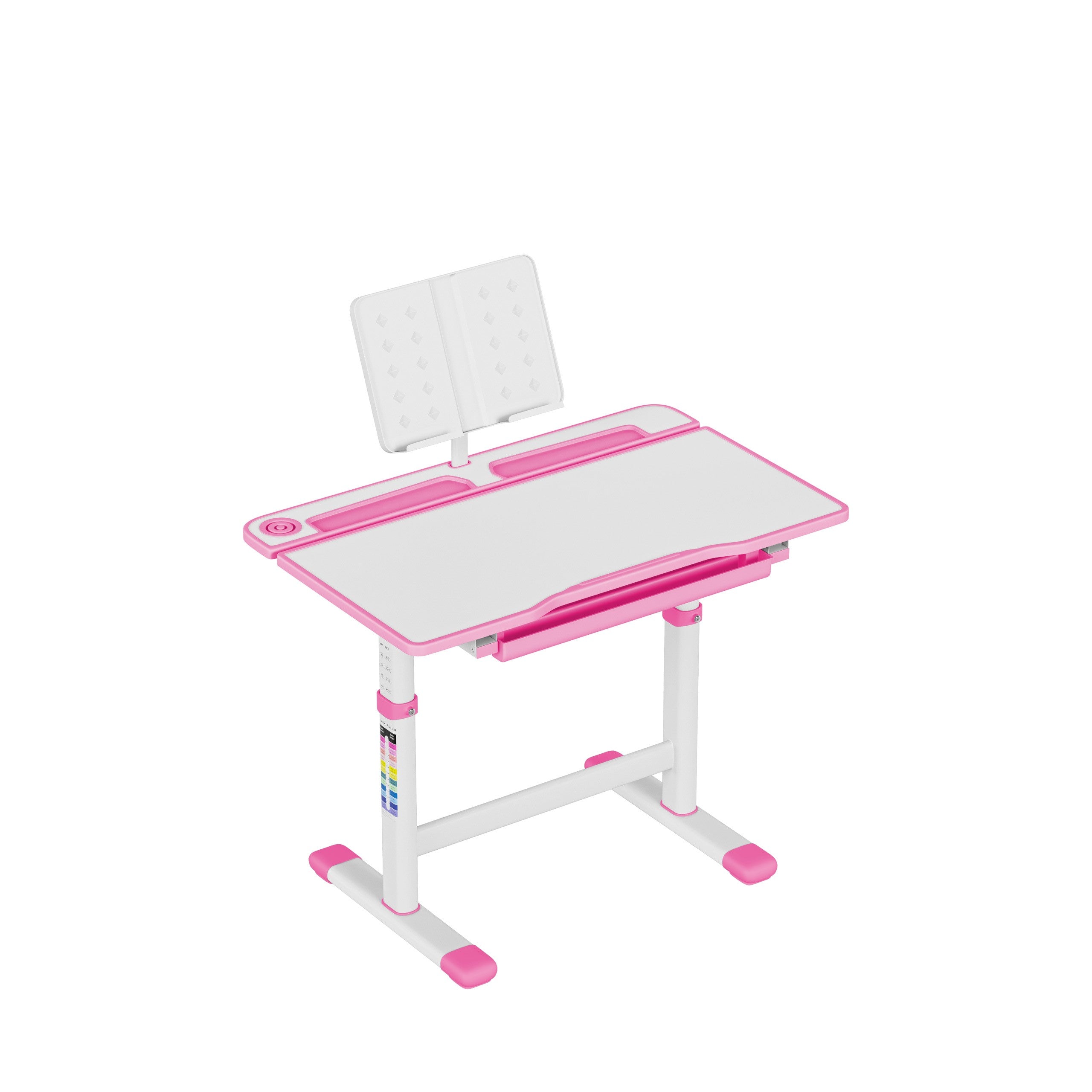 Escritorio ergonómico para niños Mark Adler Study 3.0 Pink, 66 cm