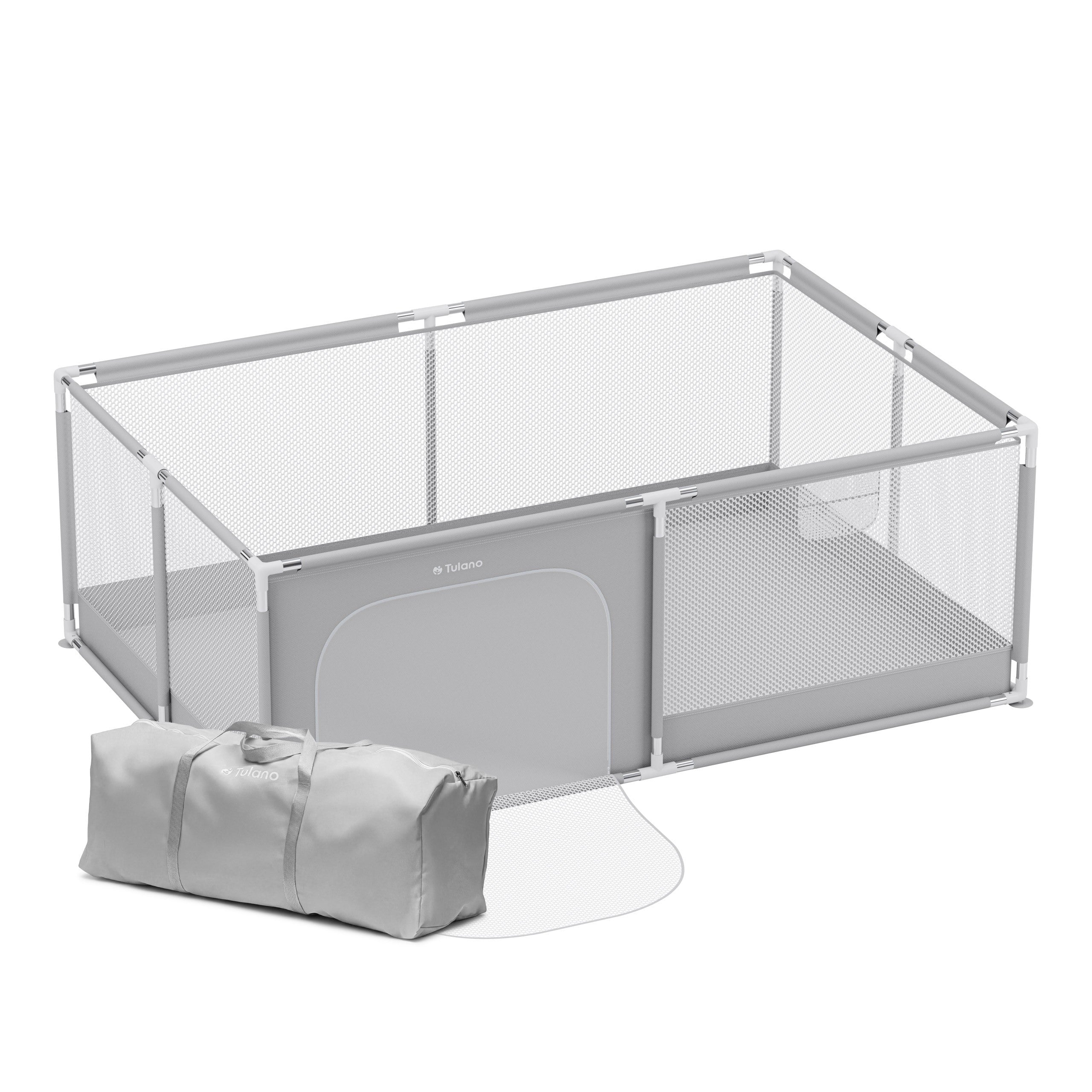 Parque infantil Tulano Cozy 22 Grey - 180 cm