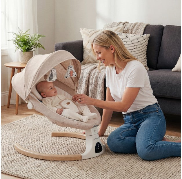 Mecedora-tumbona electrónica Tulano Astrid 35 Beige