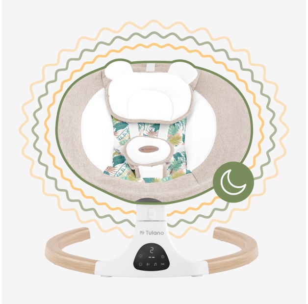 Mecedora-tumbona electrónica Tulano Astrid 35 Beige