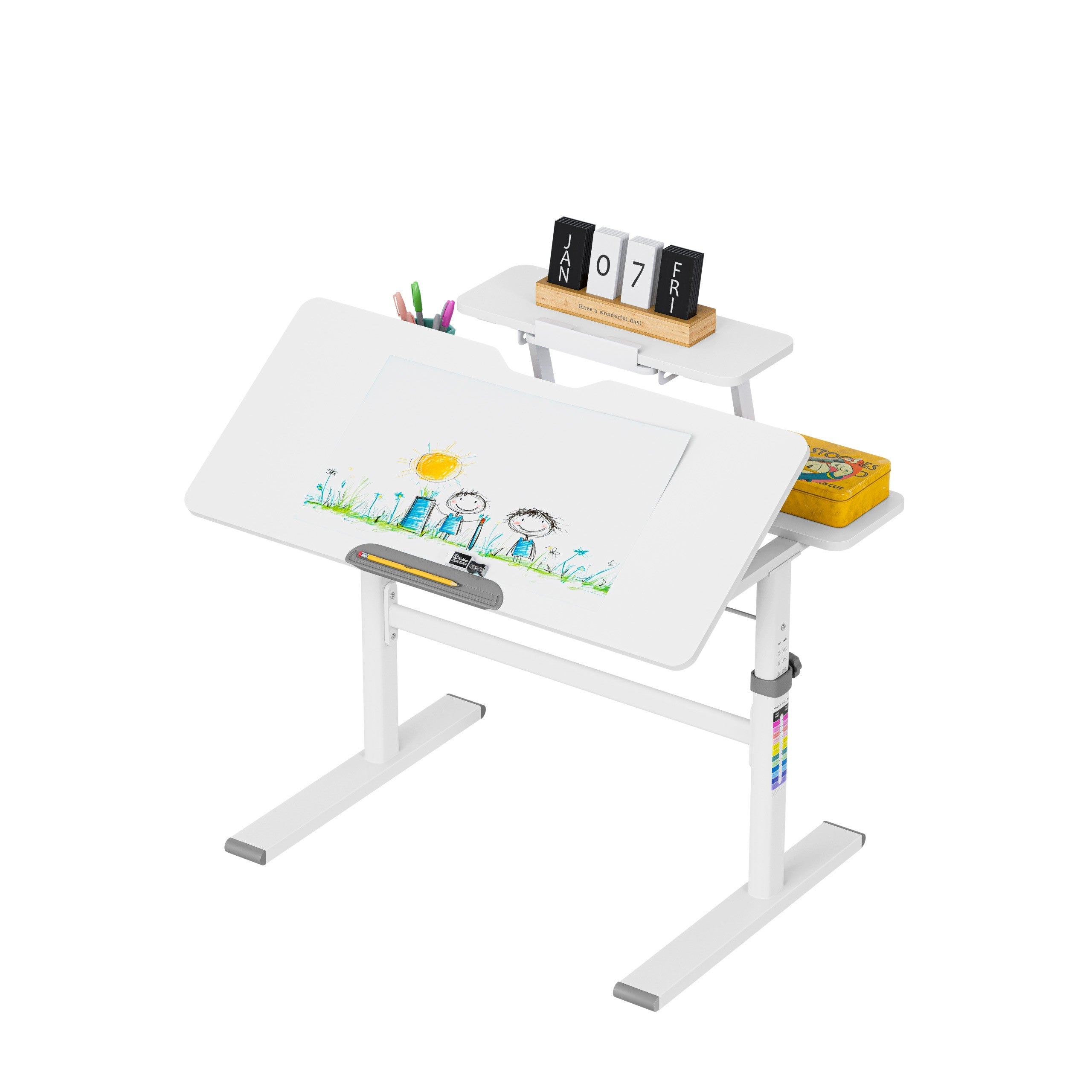 OUTLET Escritorio infantil regulable Mark Adler Study 3.7 Grey