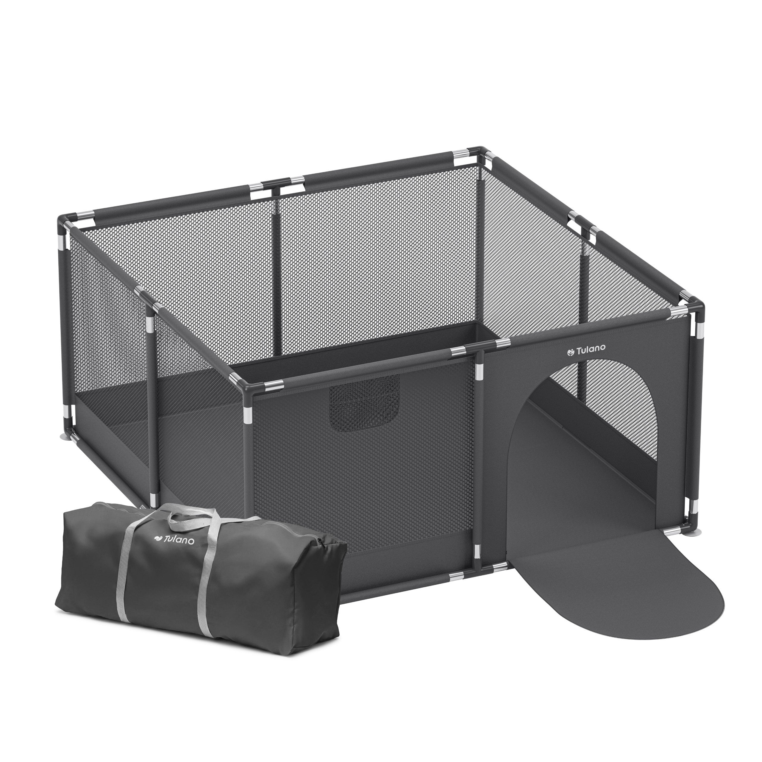 Parque infantil Tulano Cozy 20 Graphite - 130 cm