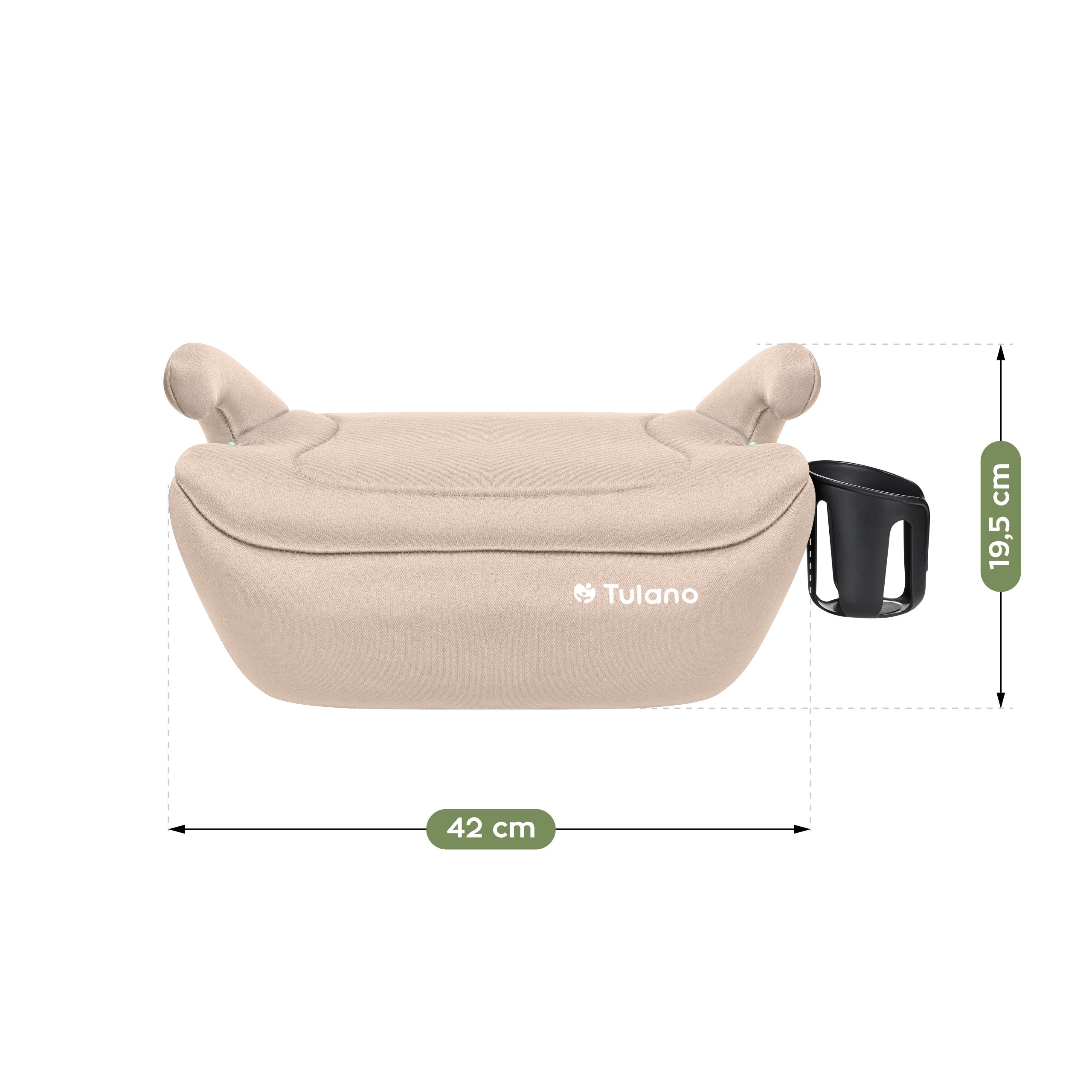 Silla de coche con base Tulano Cabby 20 Beige 125-150 cm I-Size